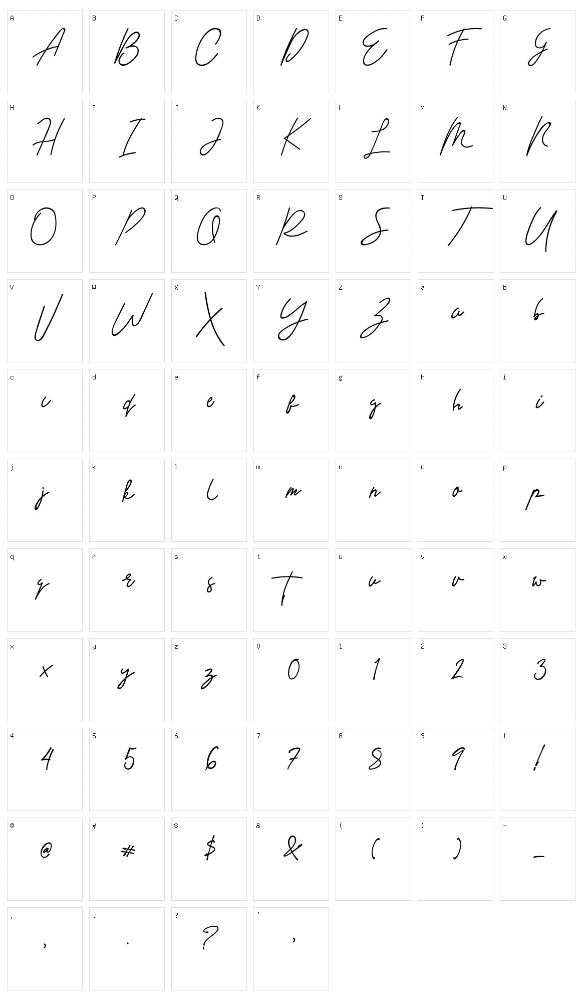 Destiny Character Set