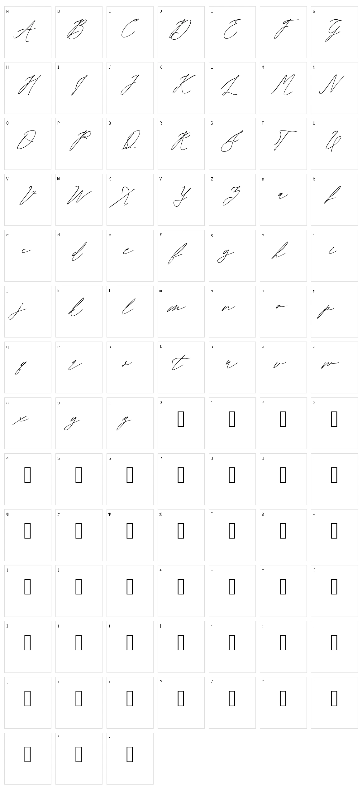 Devinda Character Set