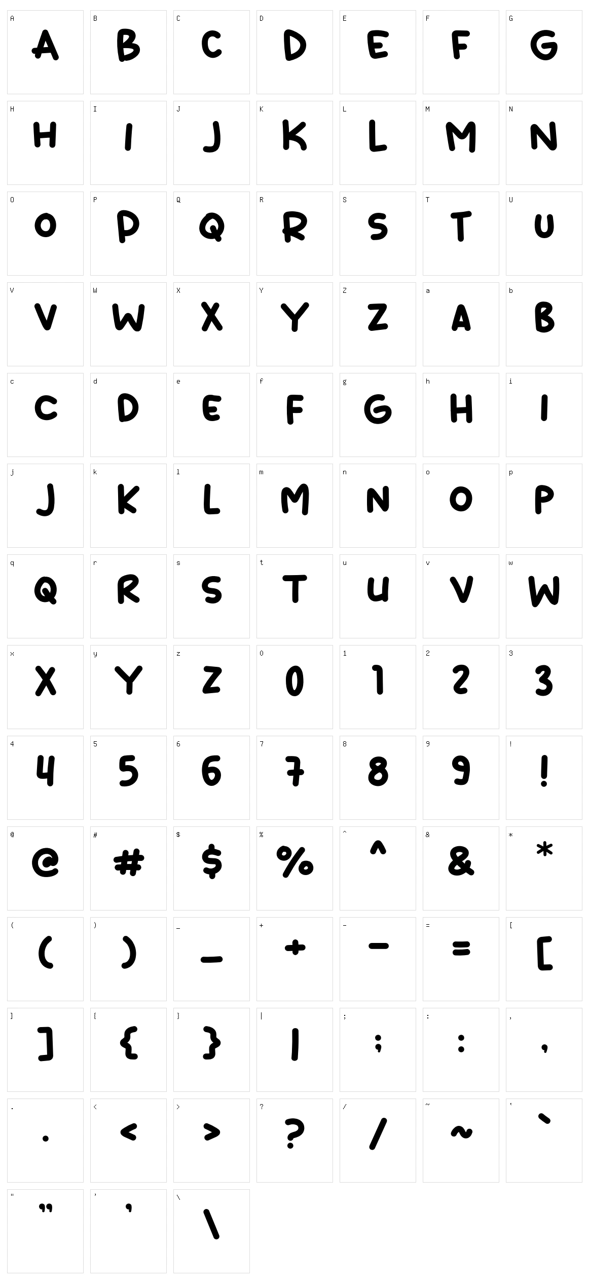 Dish Out Character Set