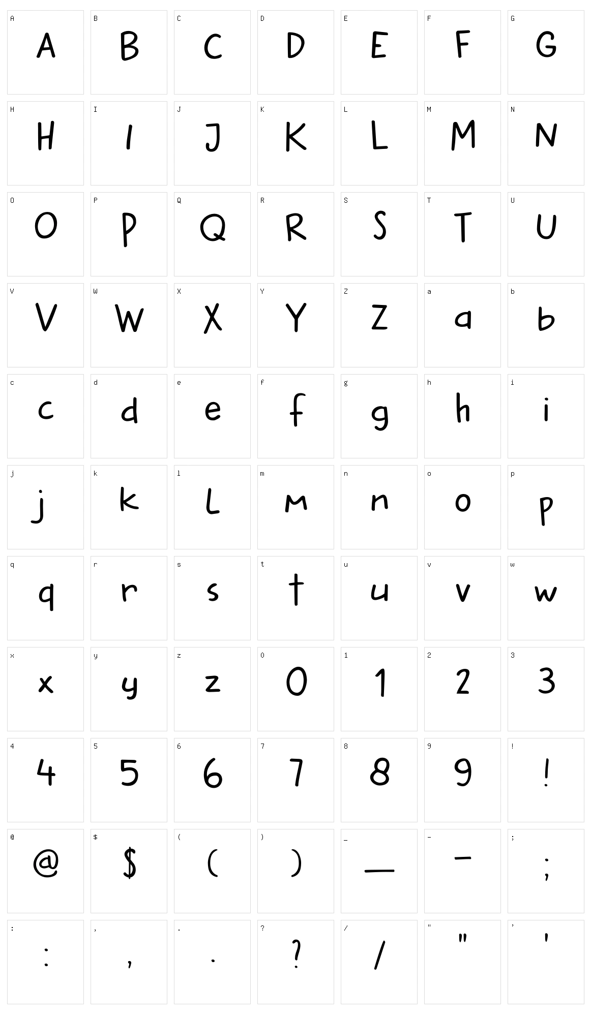 DK Buttered Toast Character Set