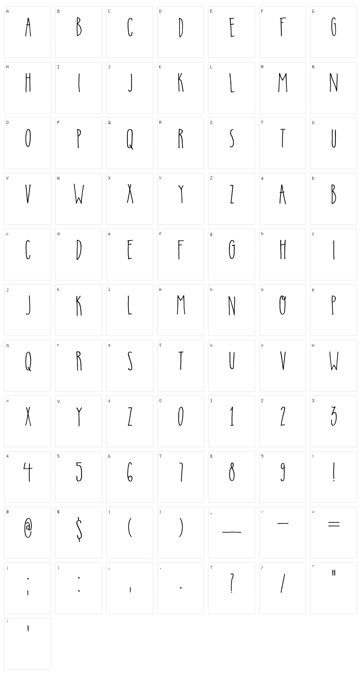 DK Insomniac Character Set