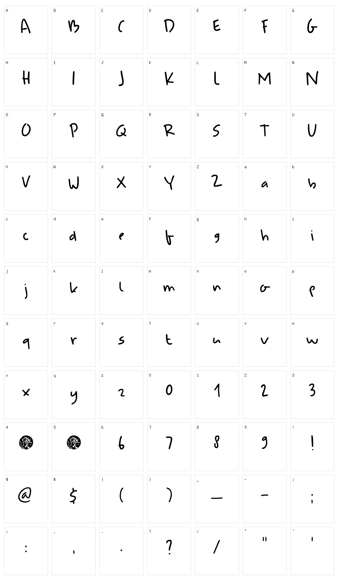 DK Udon Soup Character Set