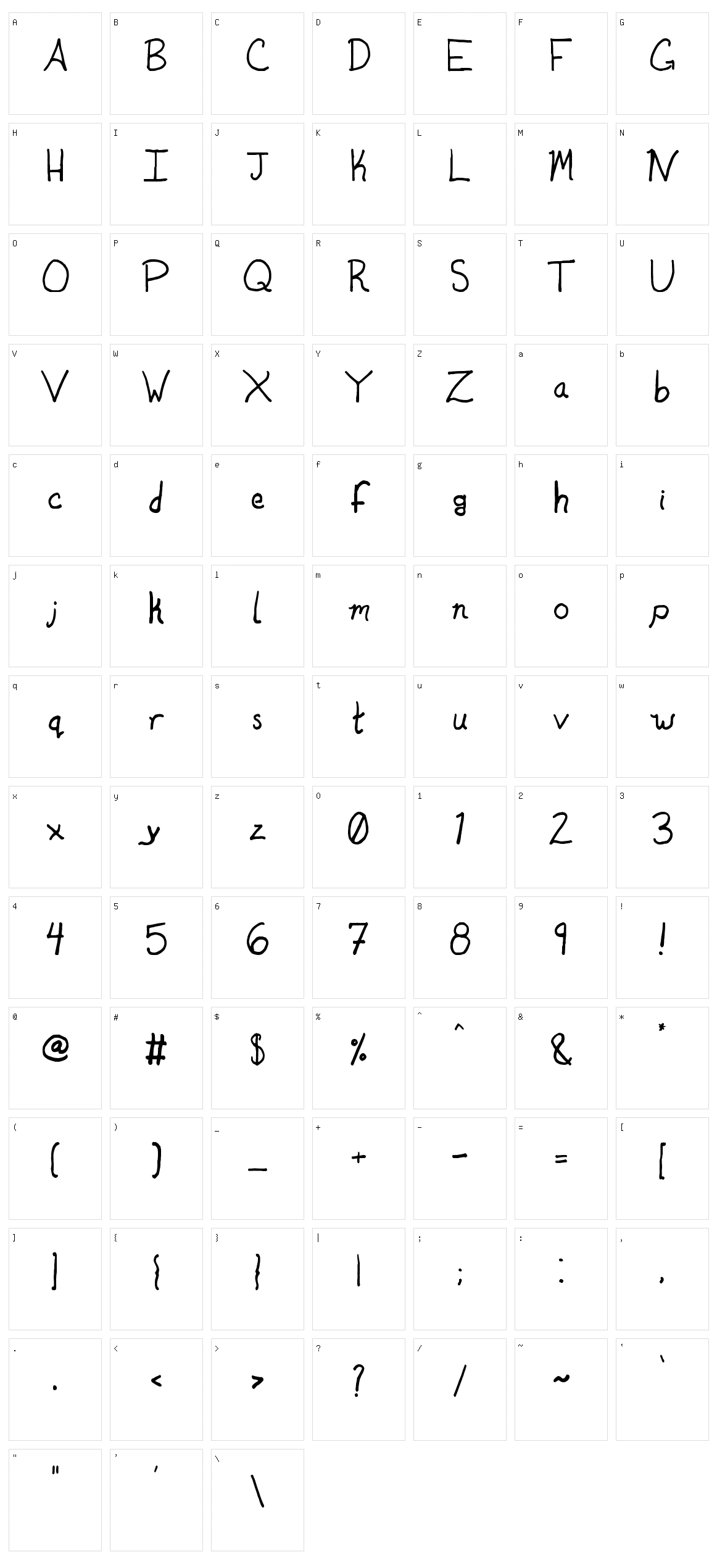 Dunton Sophicated Character Set