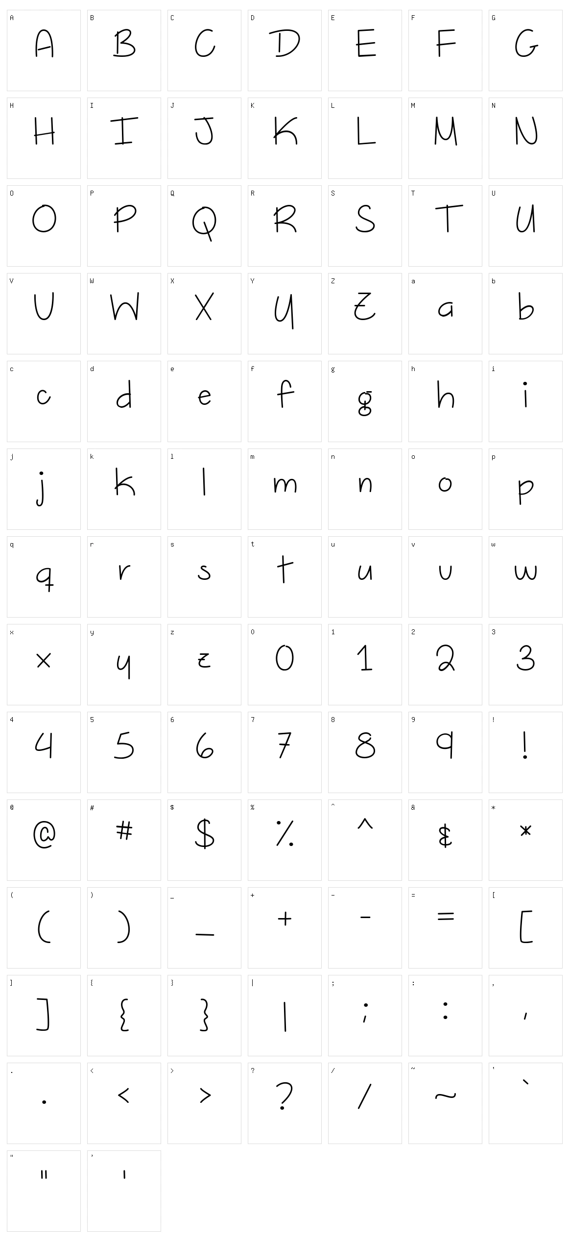 Dutch Tulips Character Set