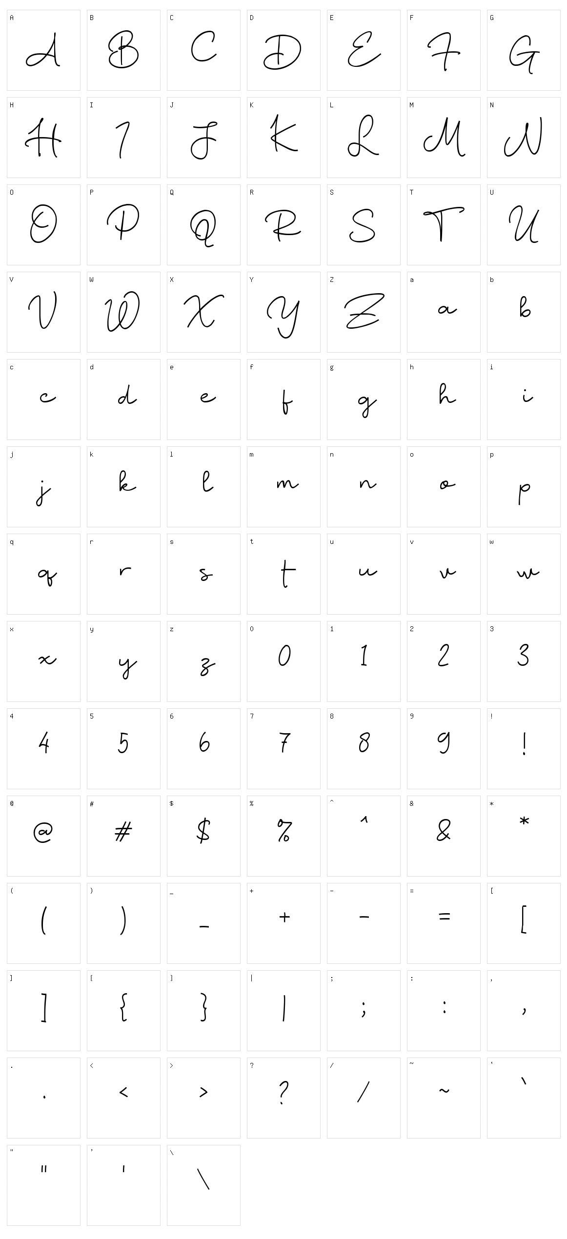 e Emas Ghozalu Character Set