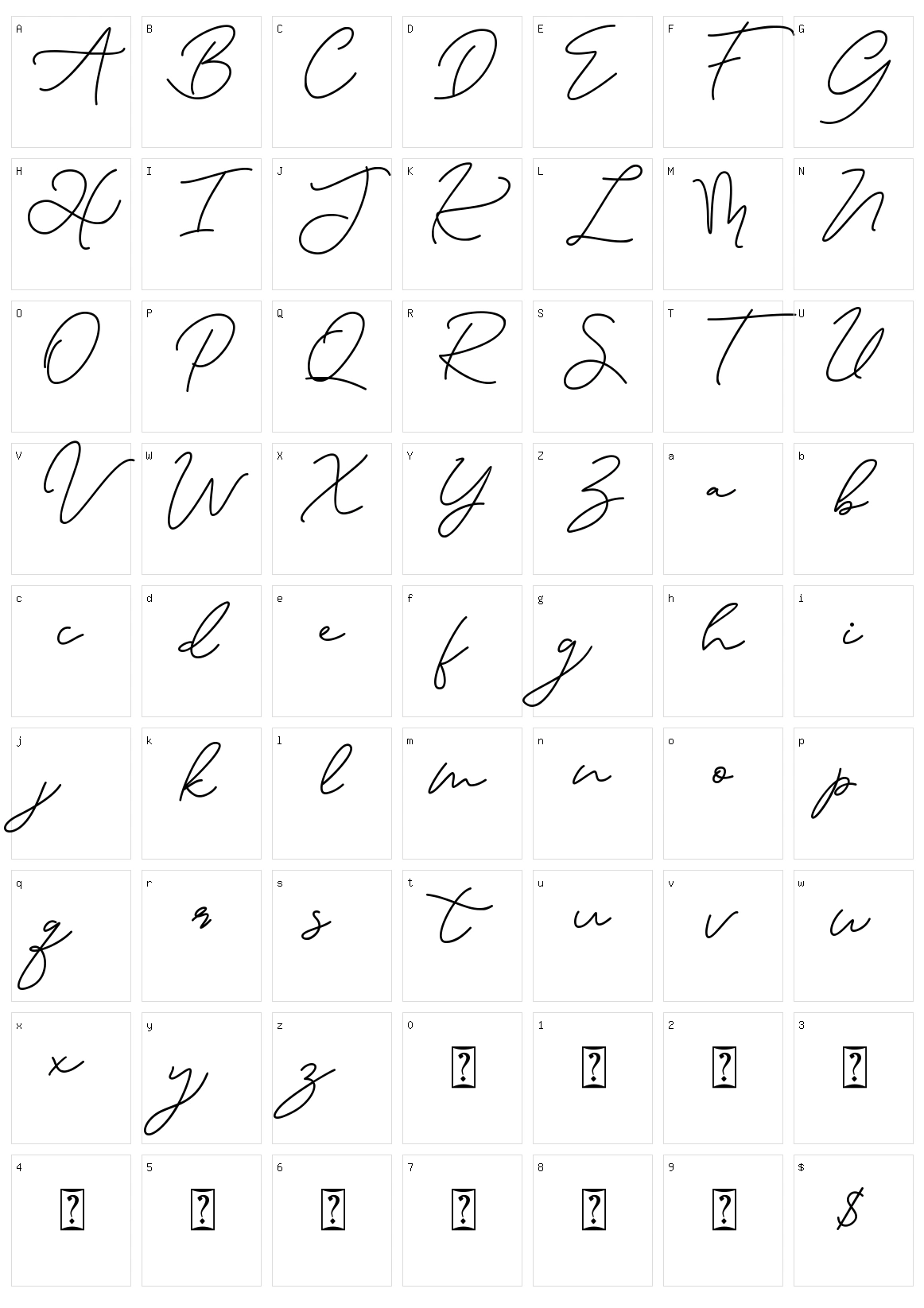 Eiffel in love Character Set