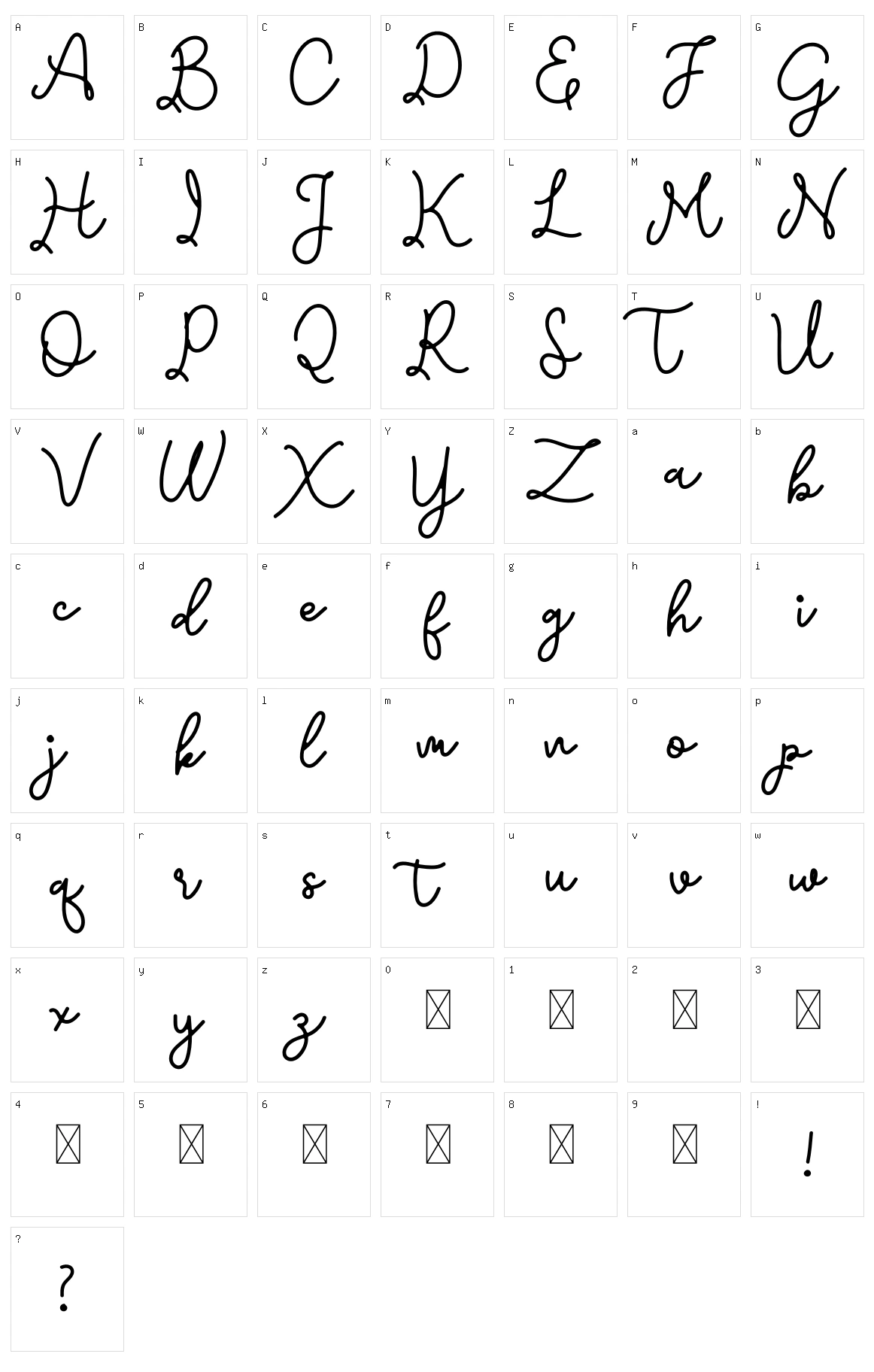 Emerttons Character Set