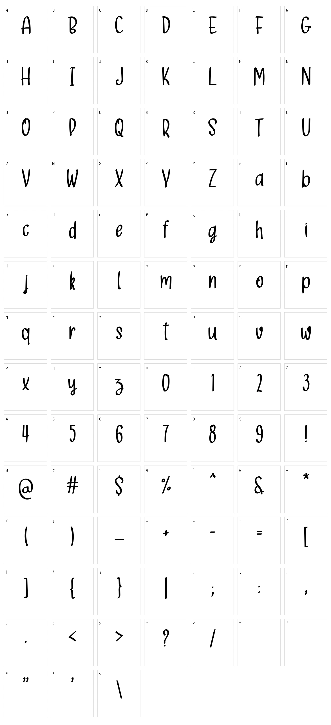 Escapar Character Set