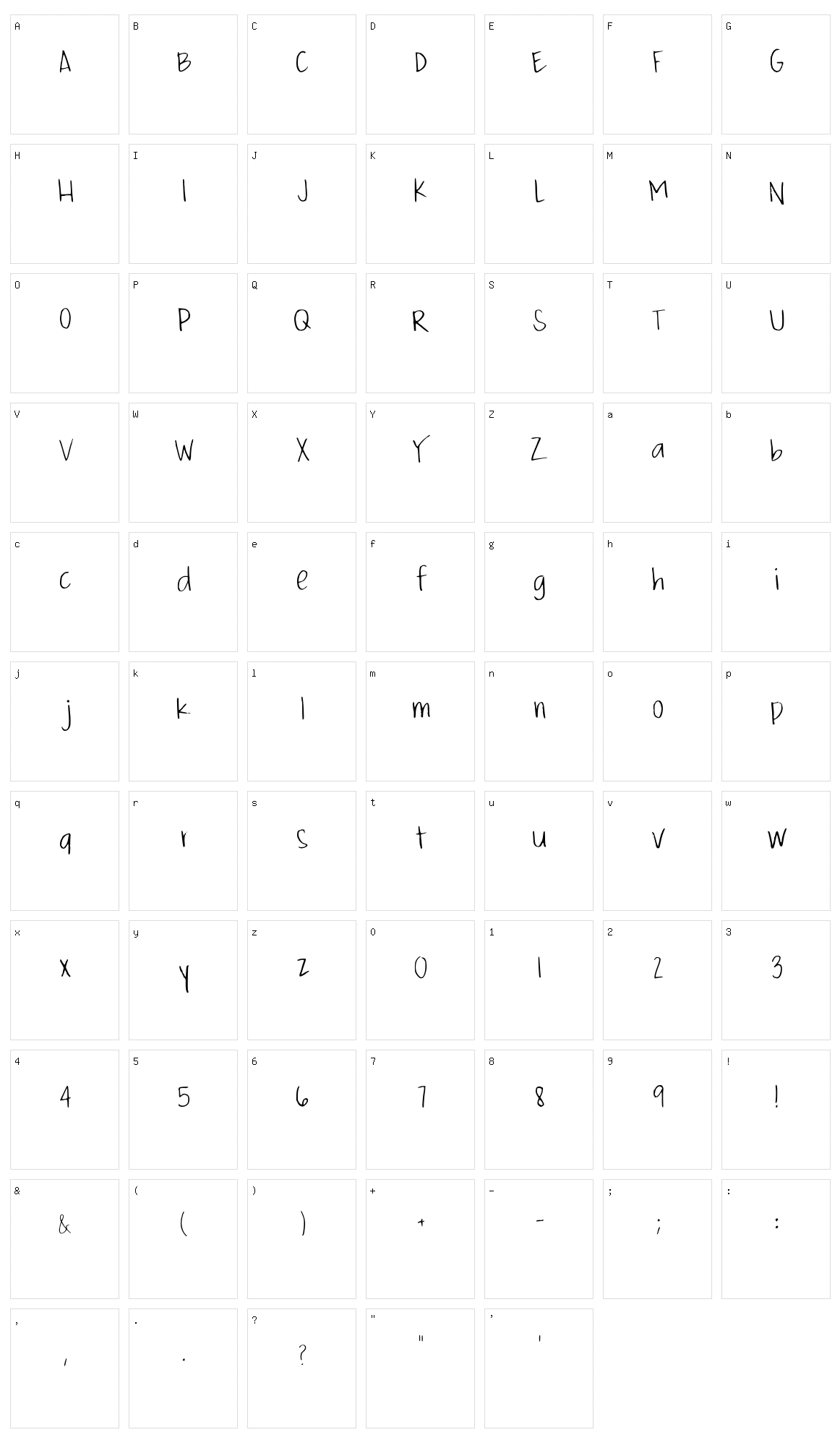 Everyday Apollo Character Set