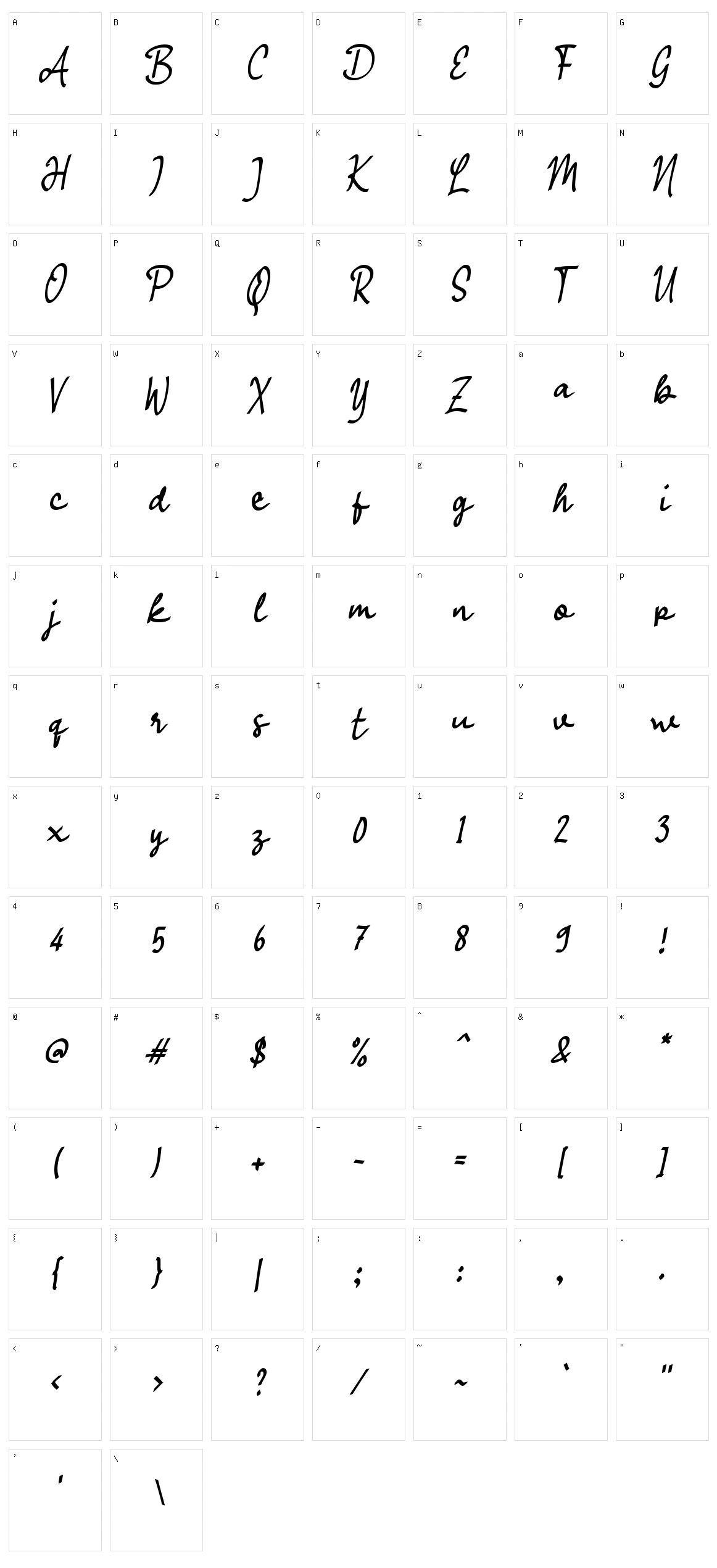 f Flora Story Character Set