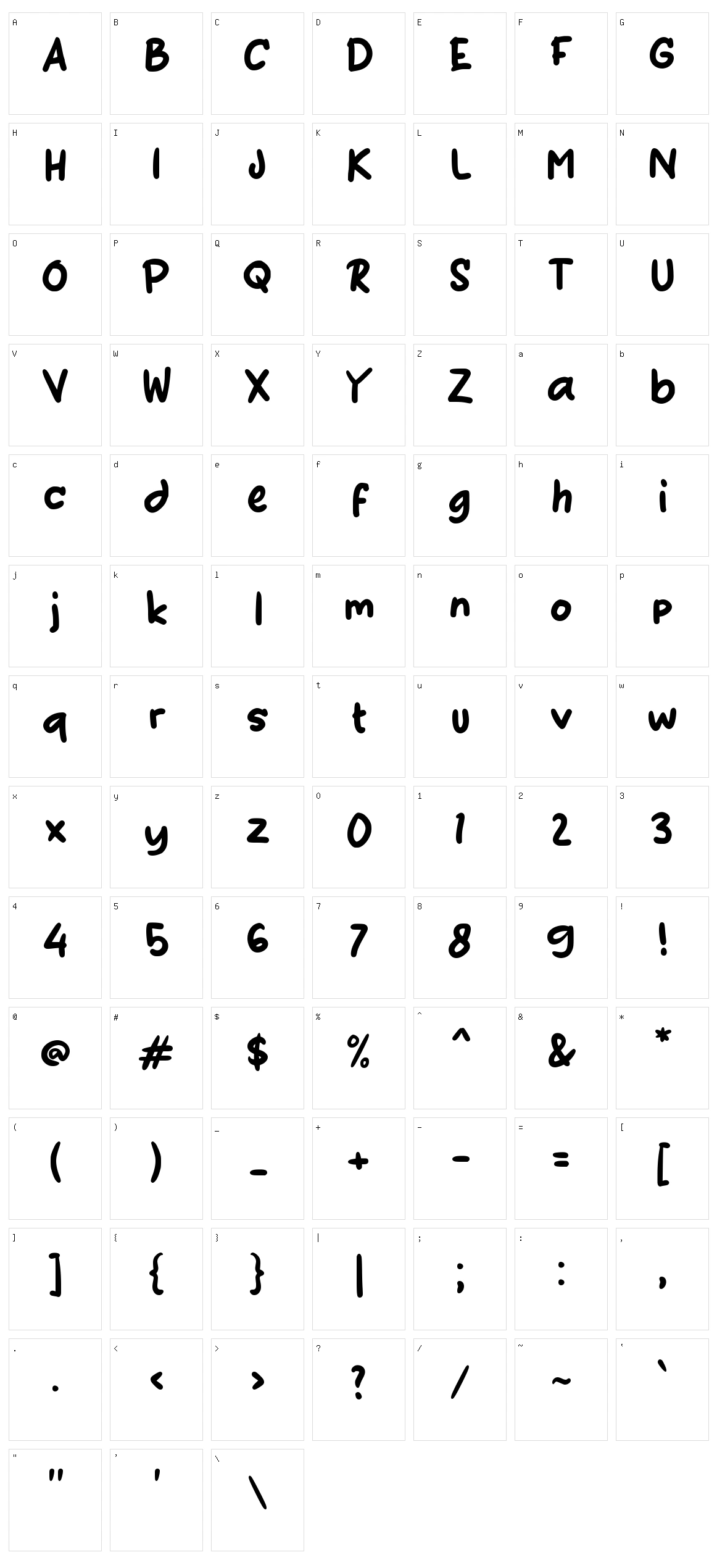 f Funny Cat Character Set