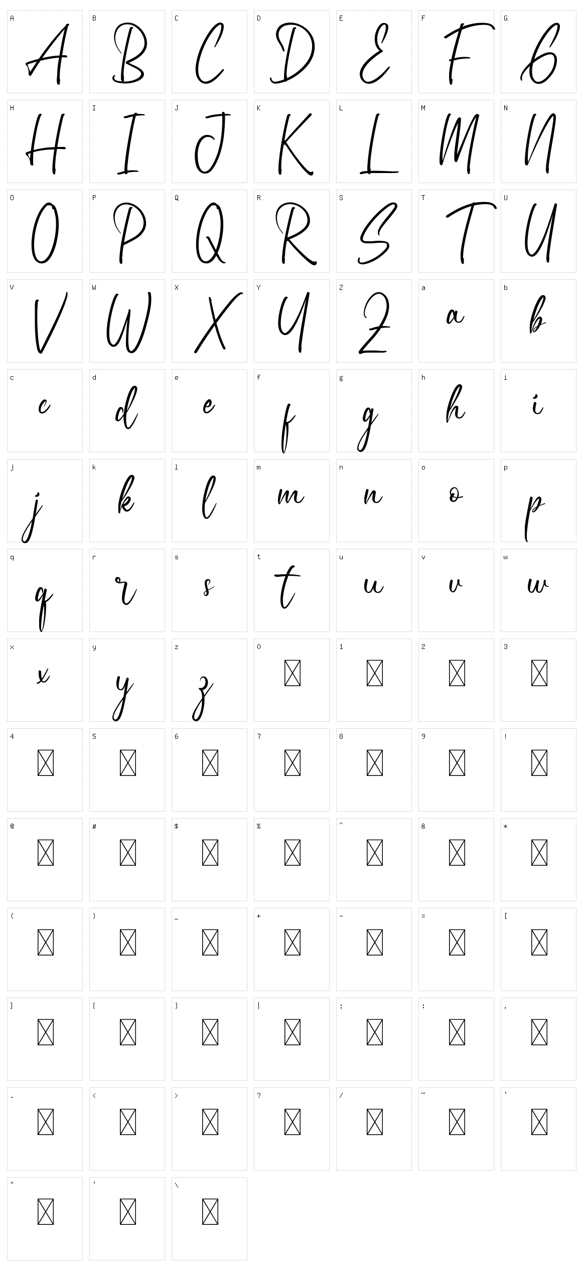 Fake Soul Character Set