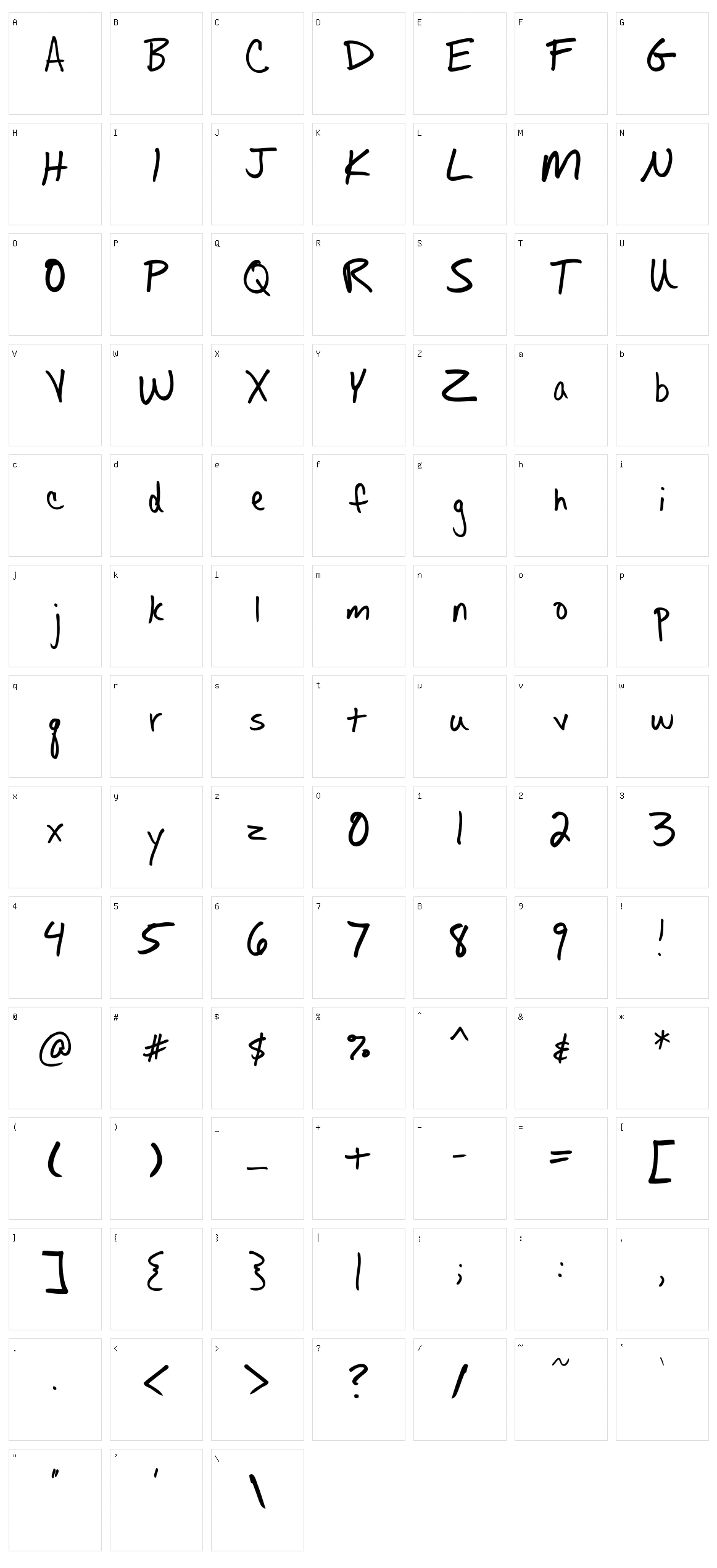 Fh Allisa Character Set