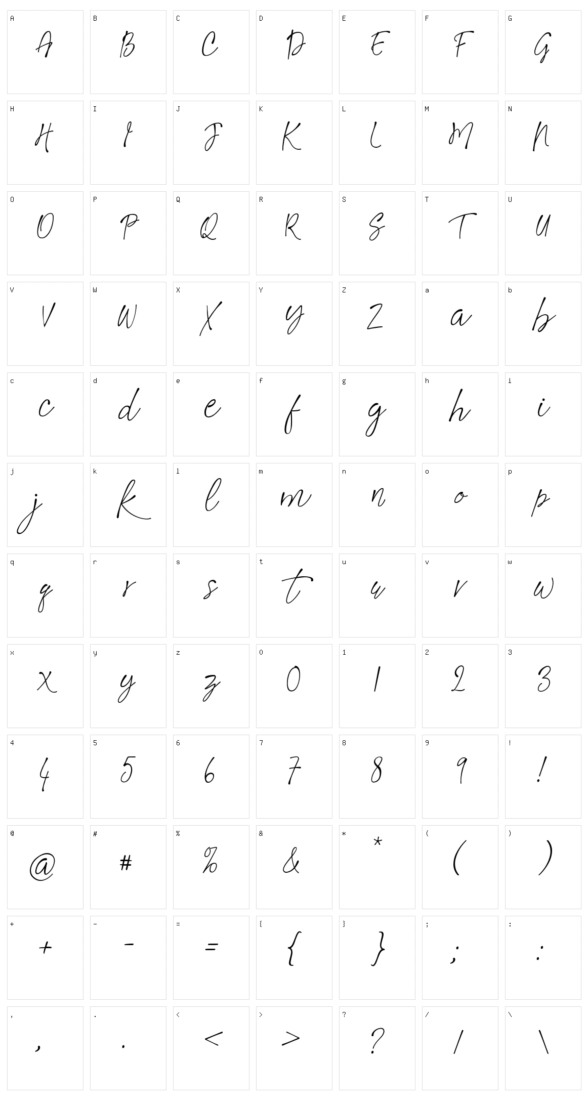 Frankie Twist Character Set