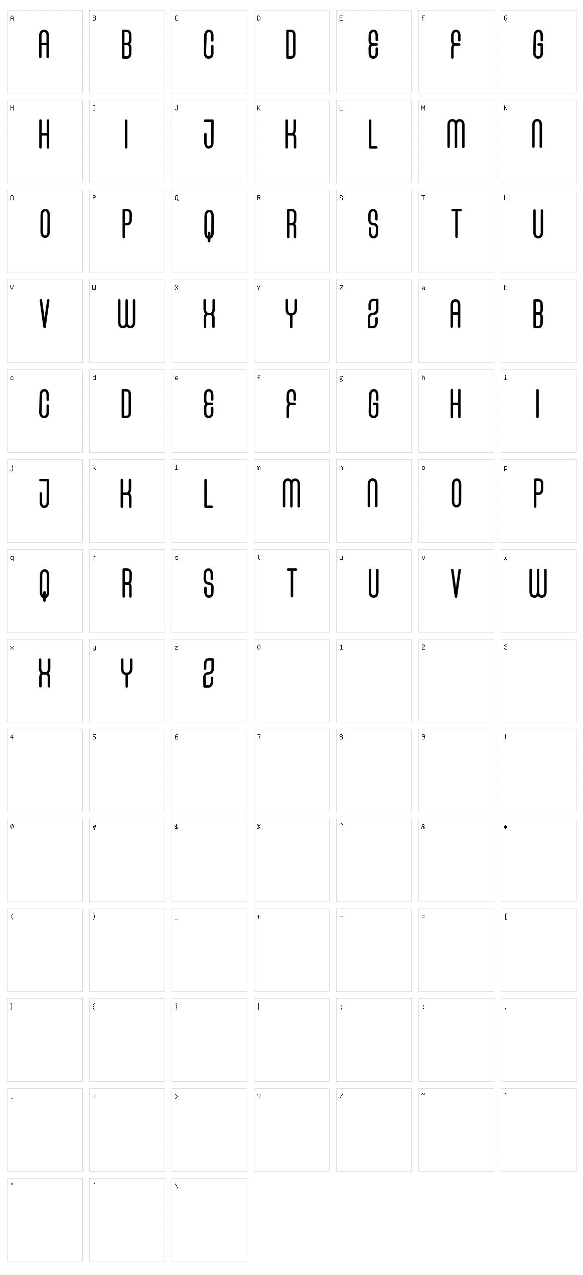 Fresh Berries Script Character Set