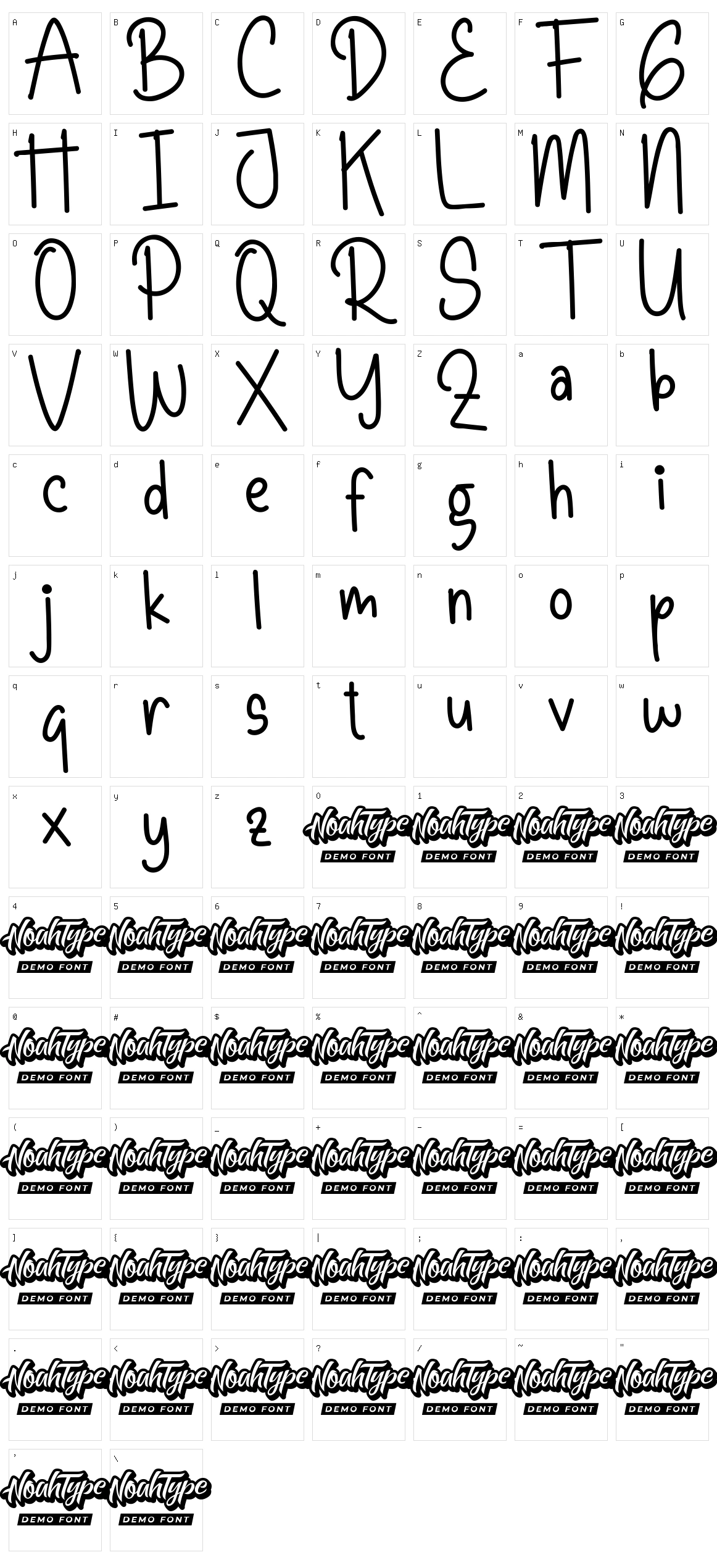 Fresh Juice Character Set