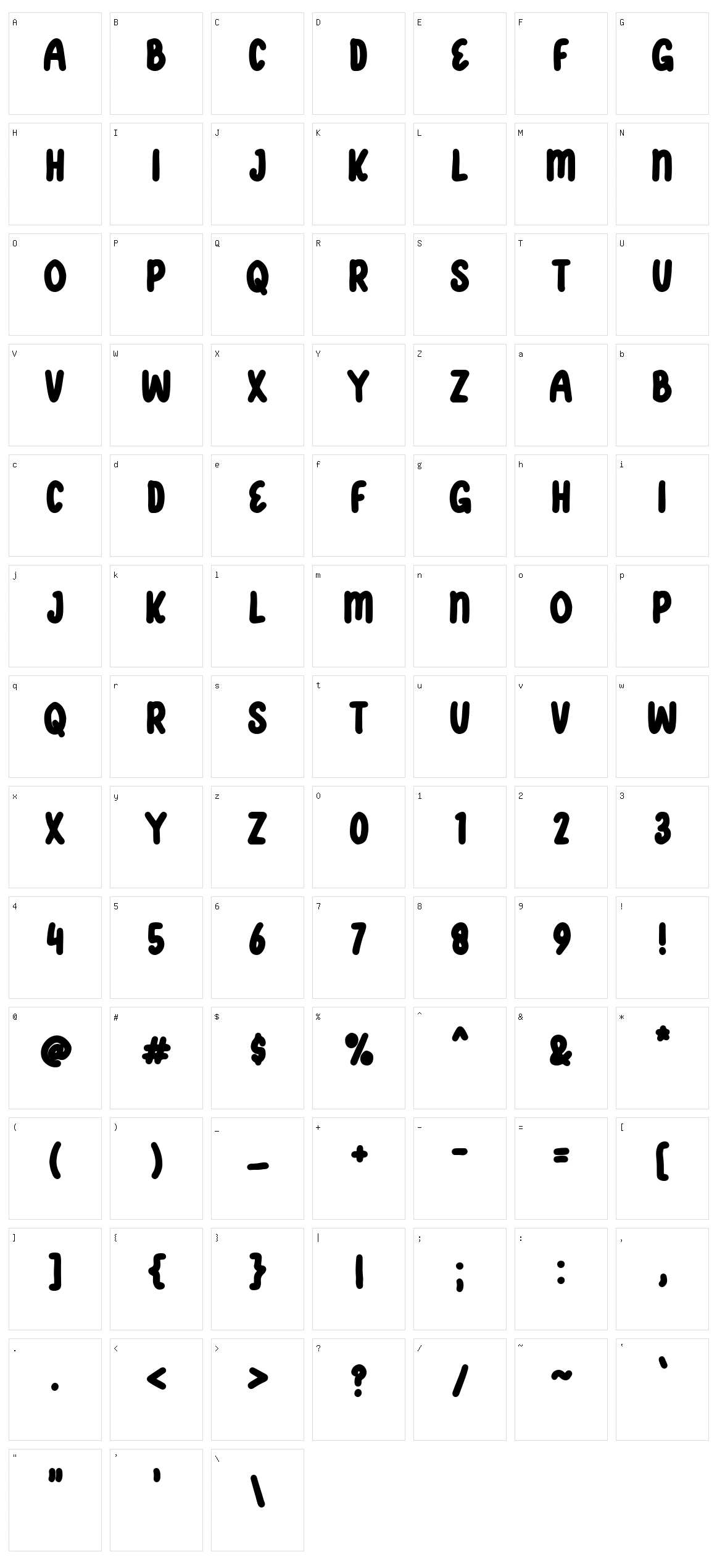 Frosted Cake Character Set