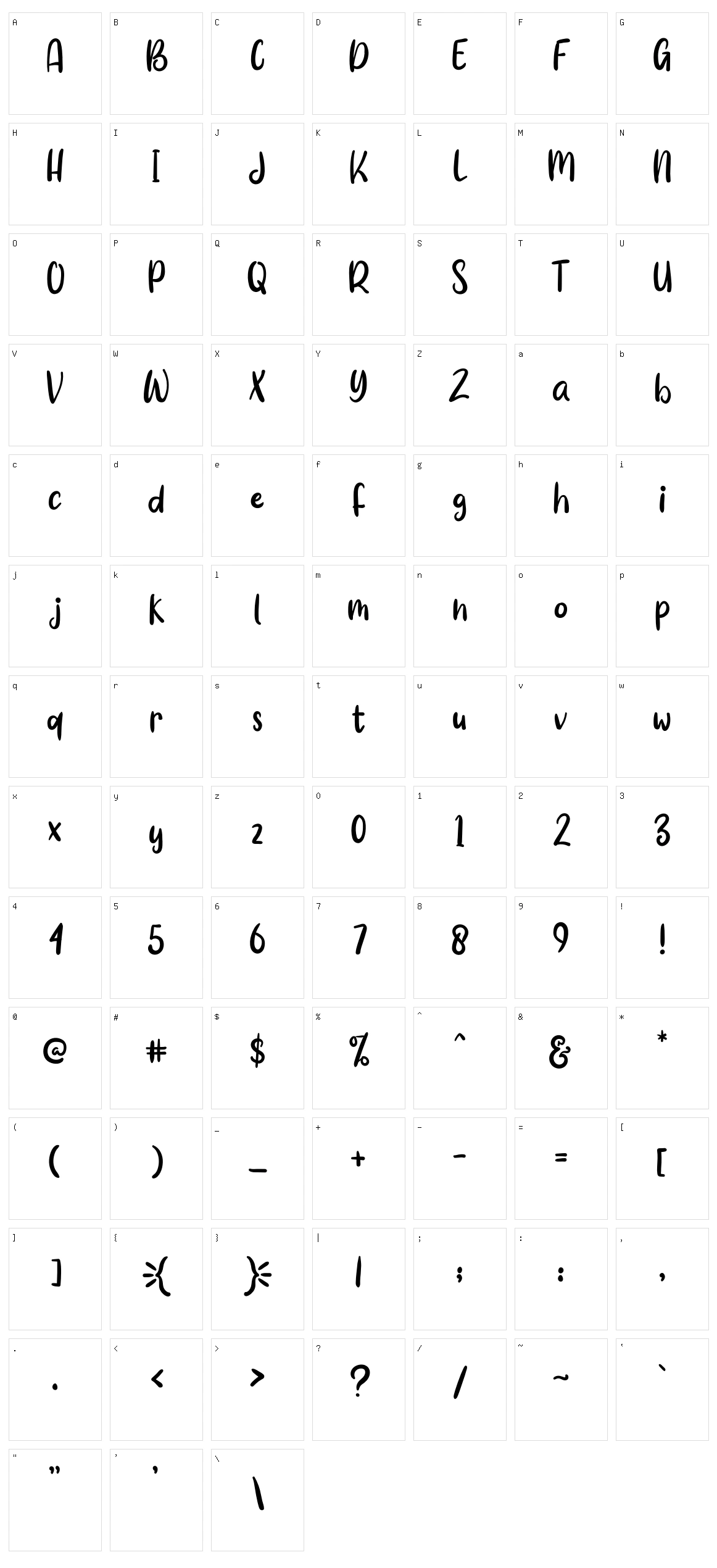 Frozen Zonk Character Set