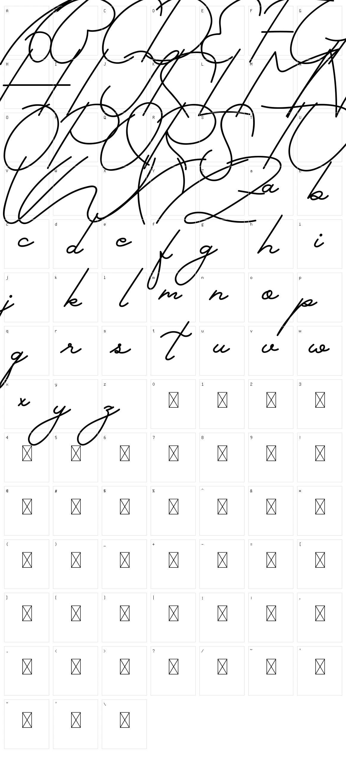 Gallery Dwiarna Character Set