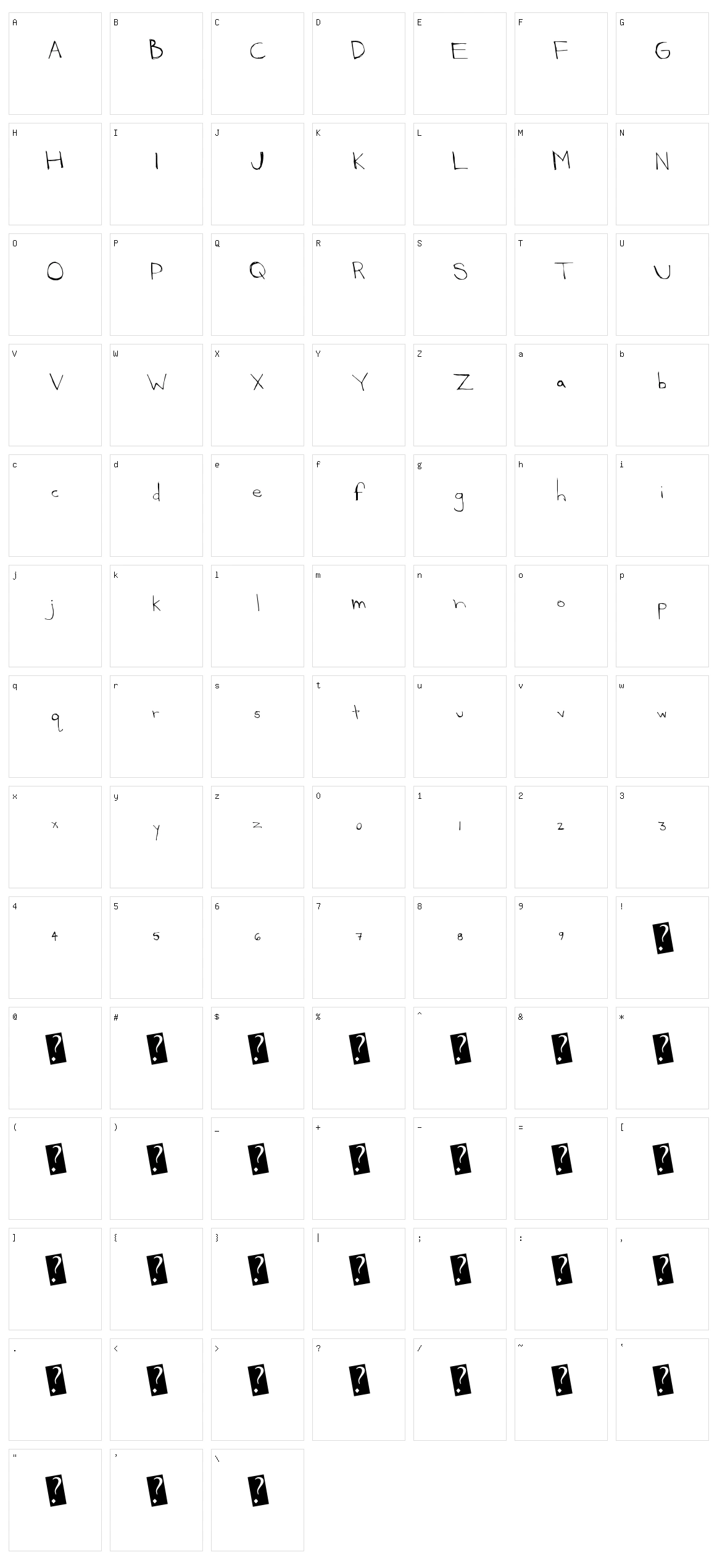 Gateway Drug Character Set