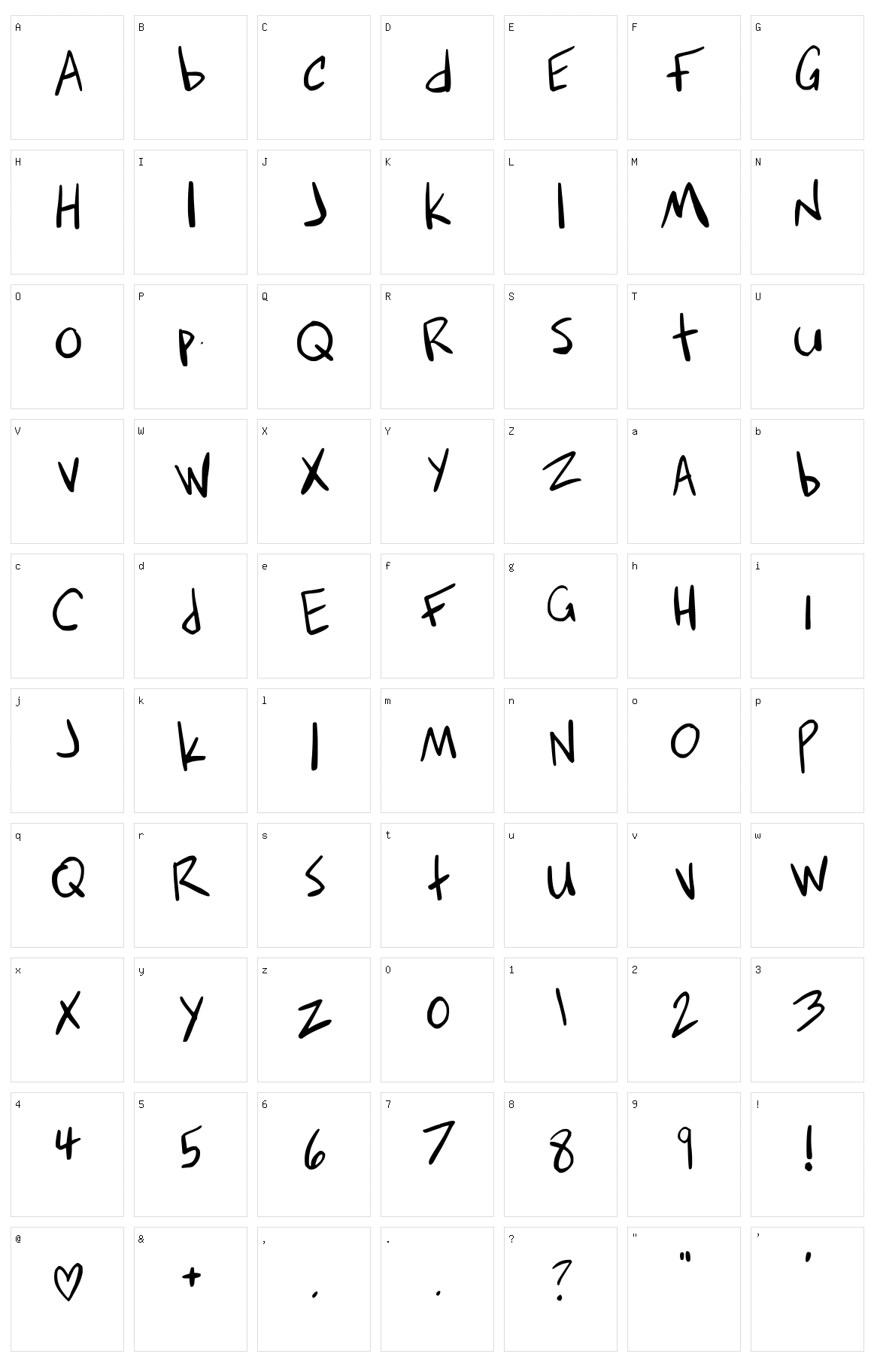 Ghost Calls Dialog Character Set