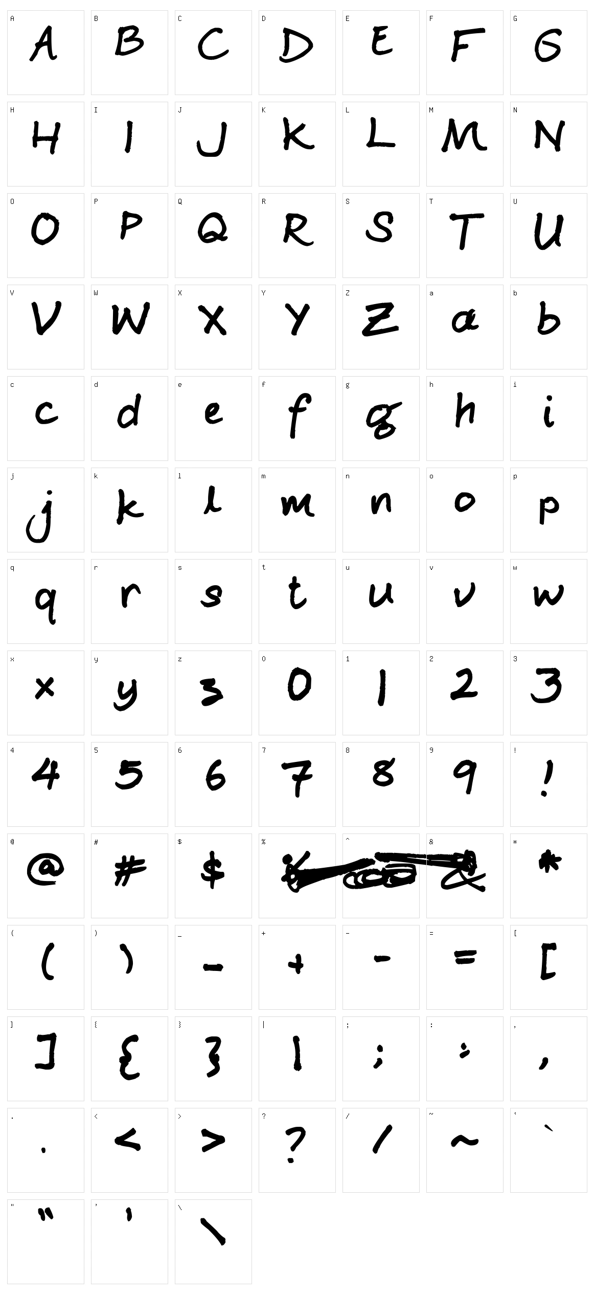 Ginjah Ninjah Character Set