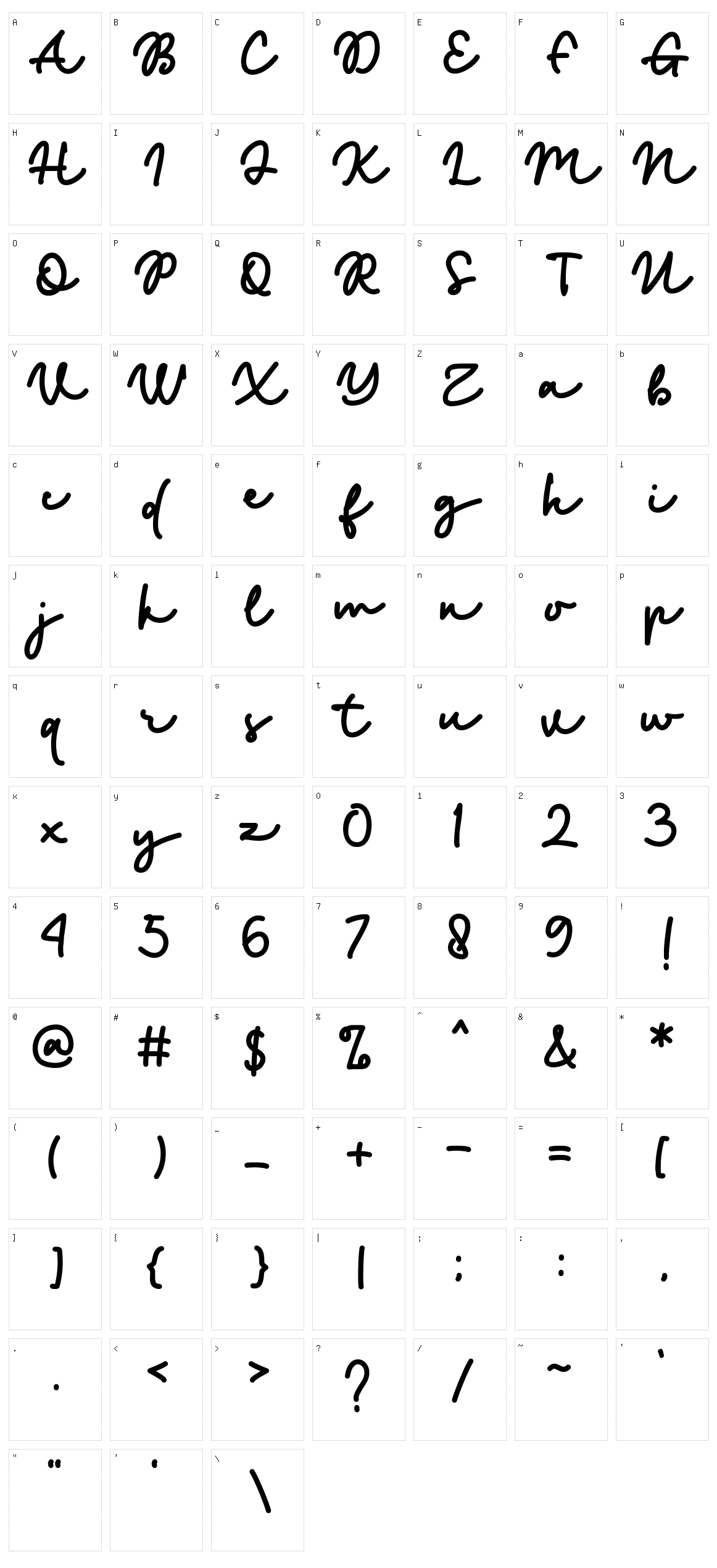 Golden Blast Character Set