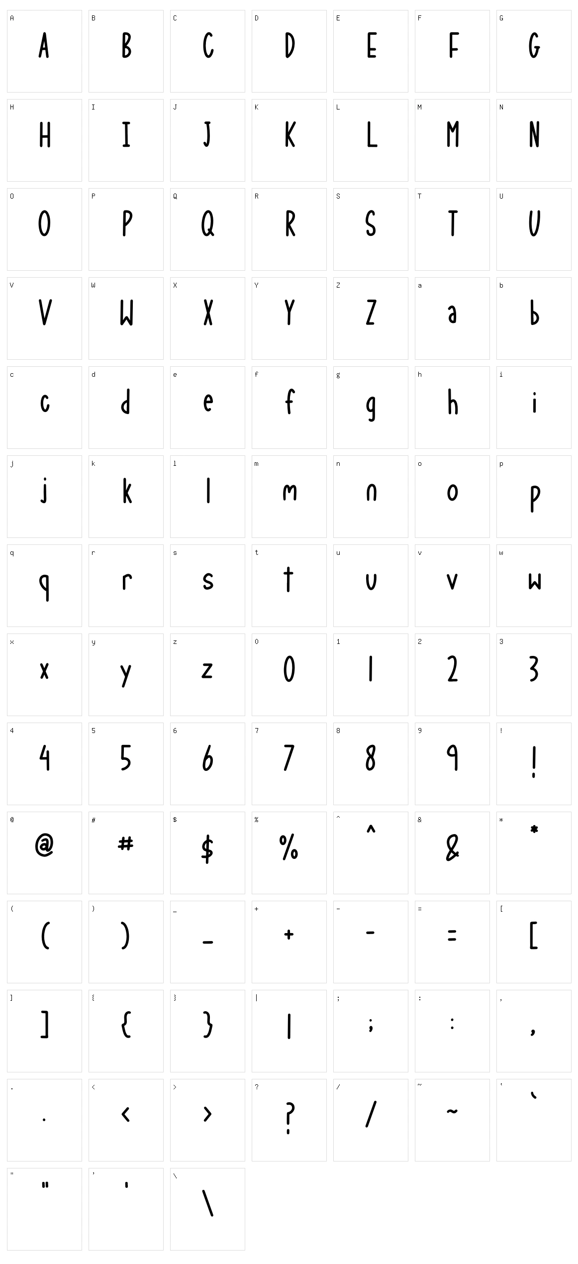 Golden Lights Character Set