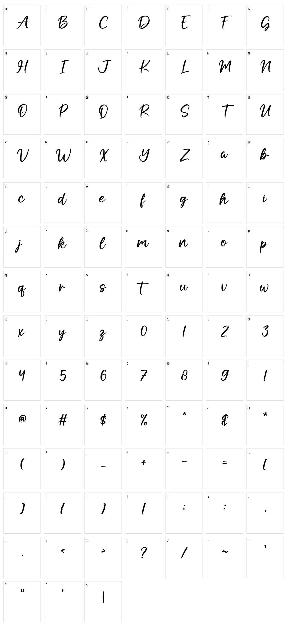 Golden Moment Character Set