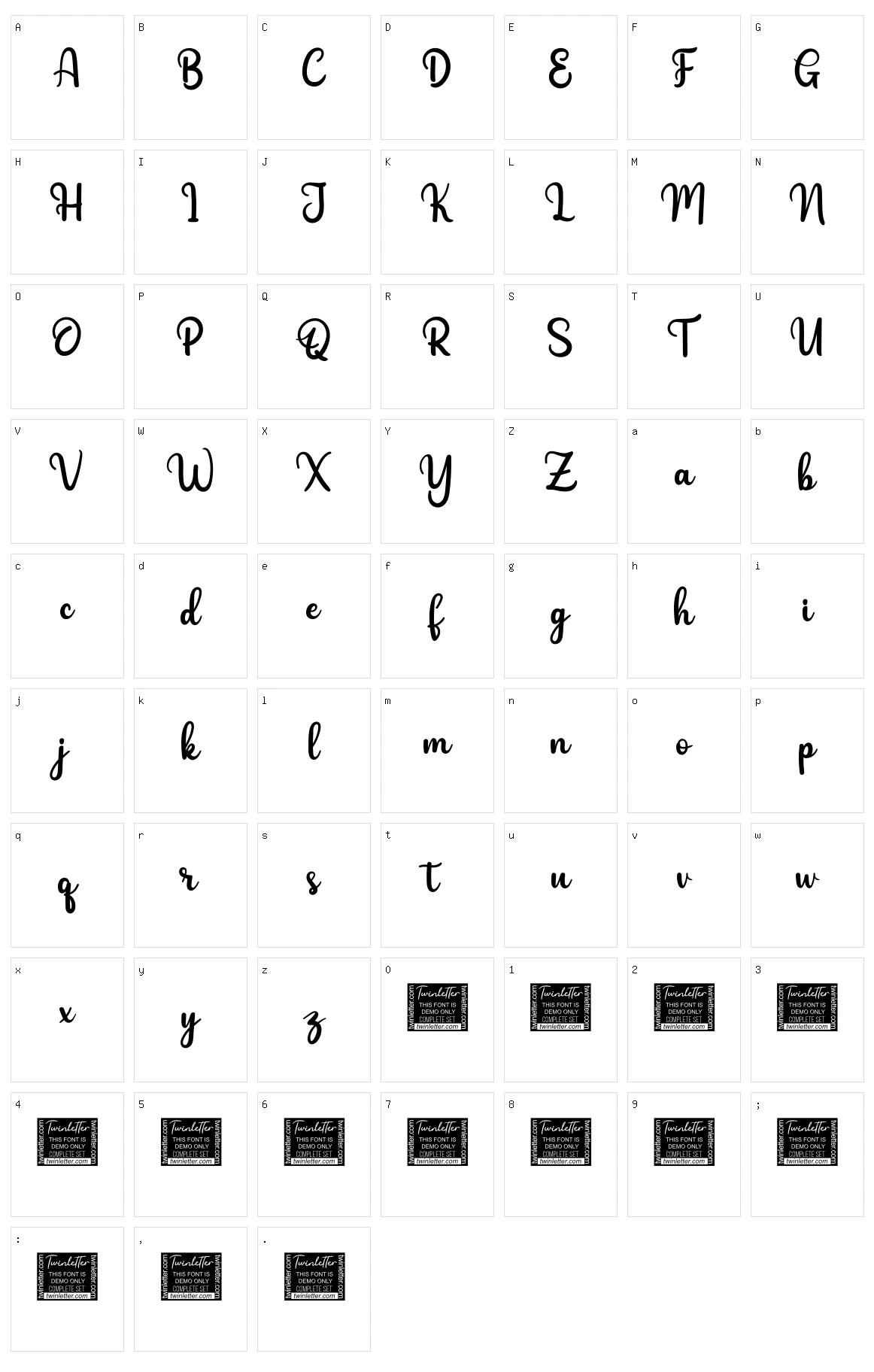 Goldest Character Set