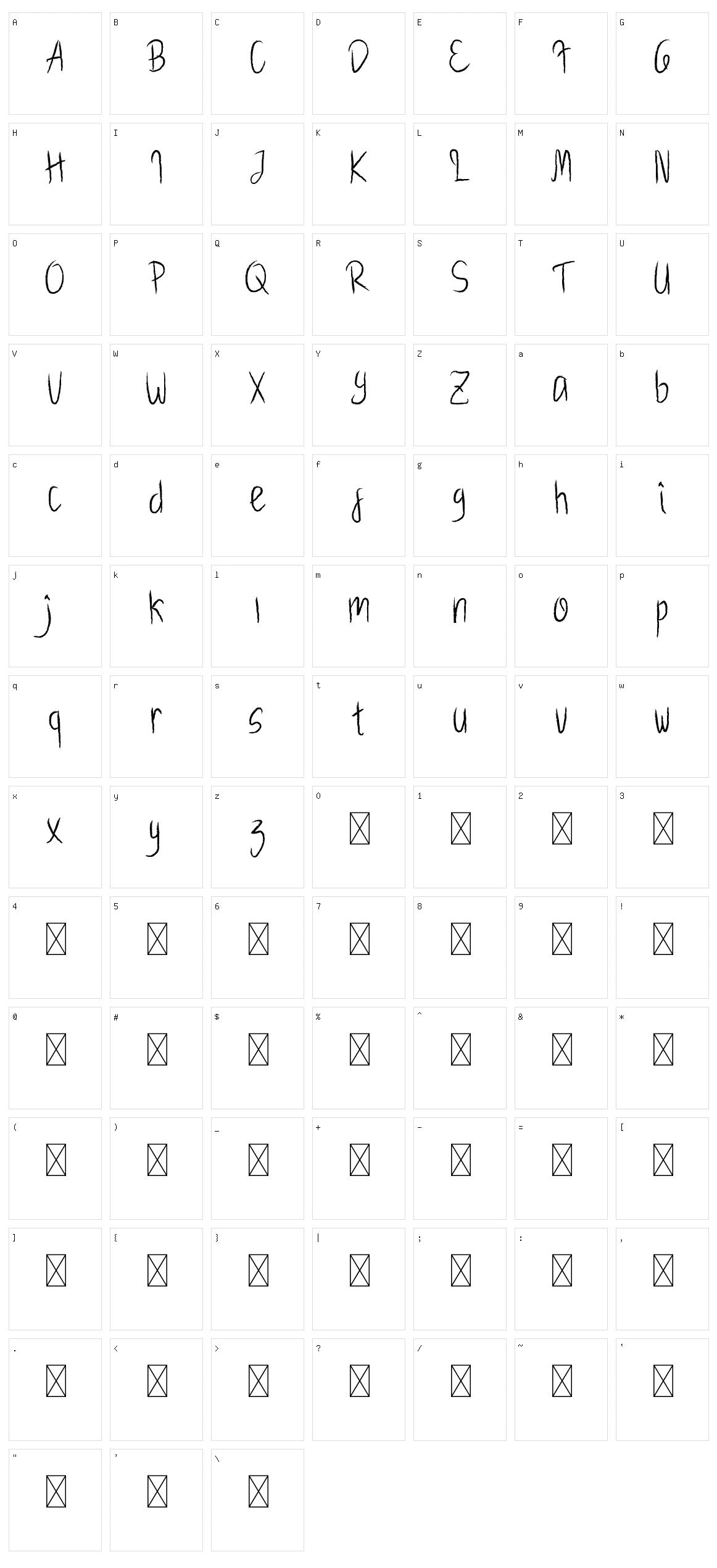 GonlotusFangwell Dry Brush Character Set