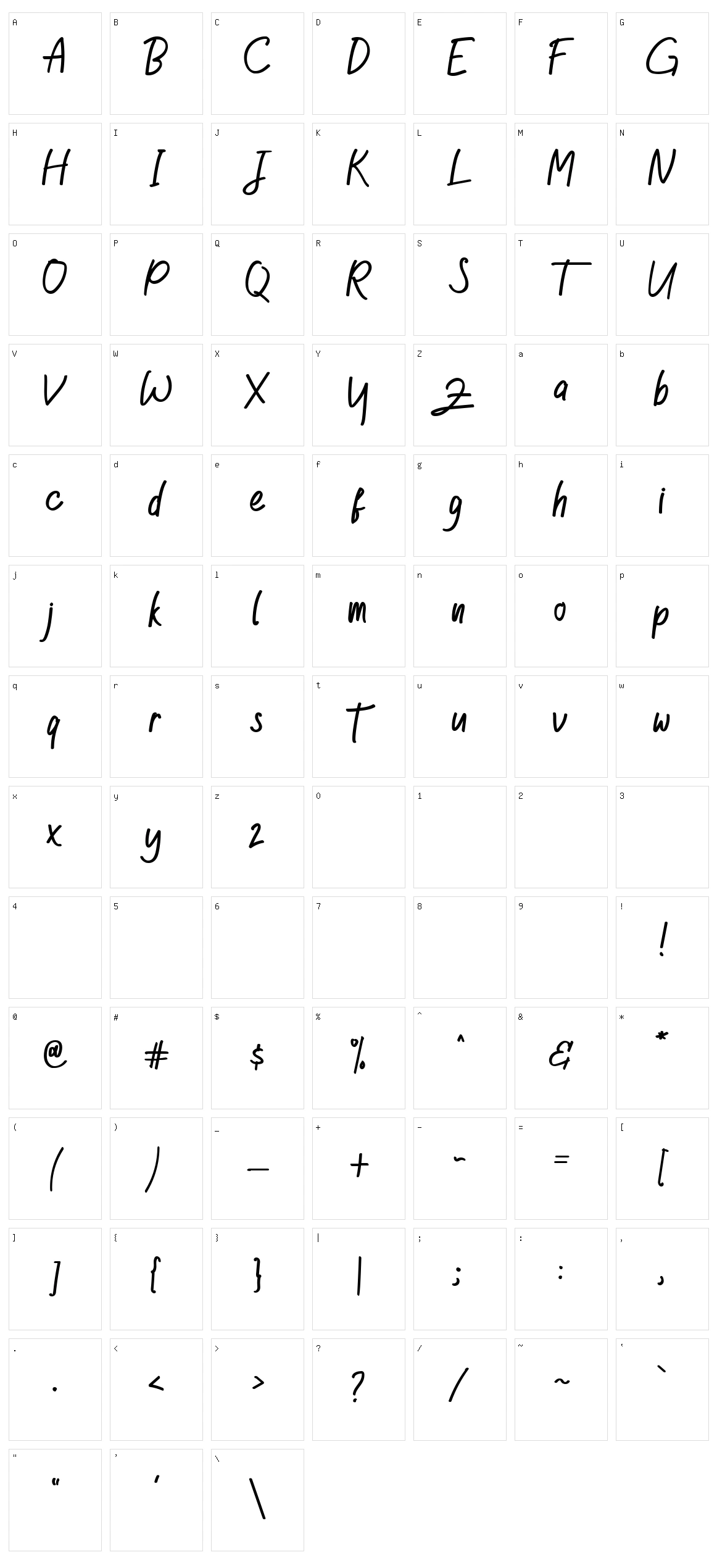 Good Happiness Character Set