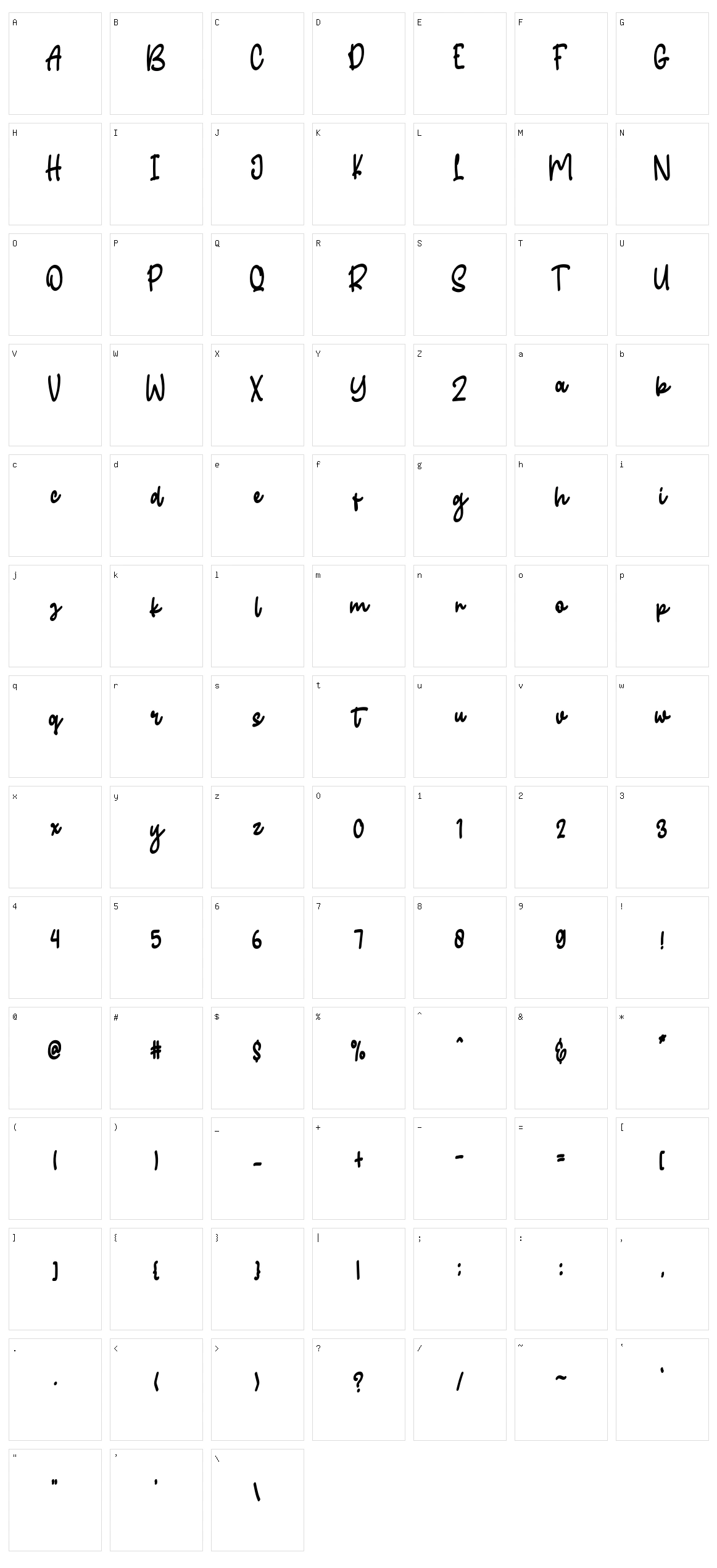 Goodbye Character Set