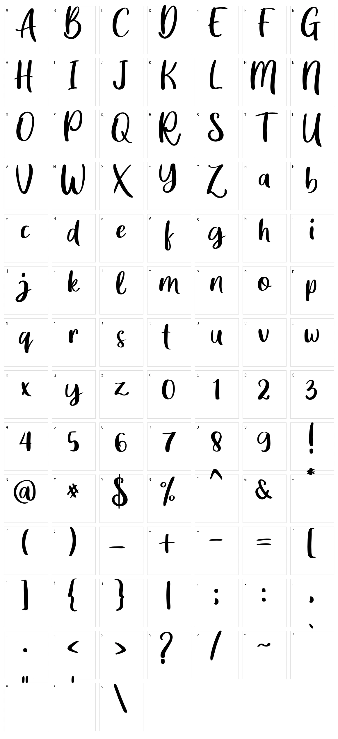 Great Wishes Character Set