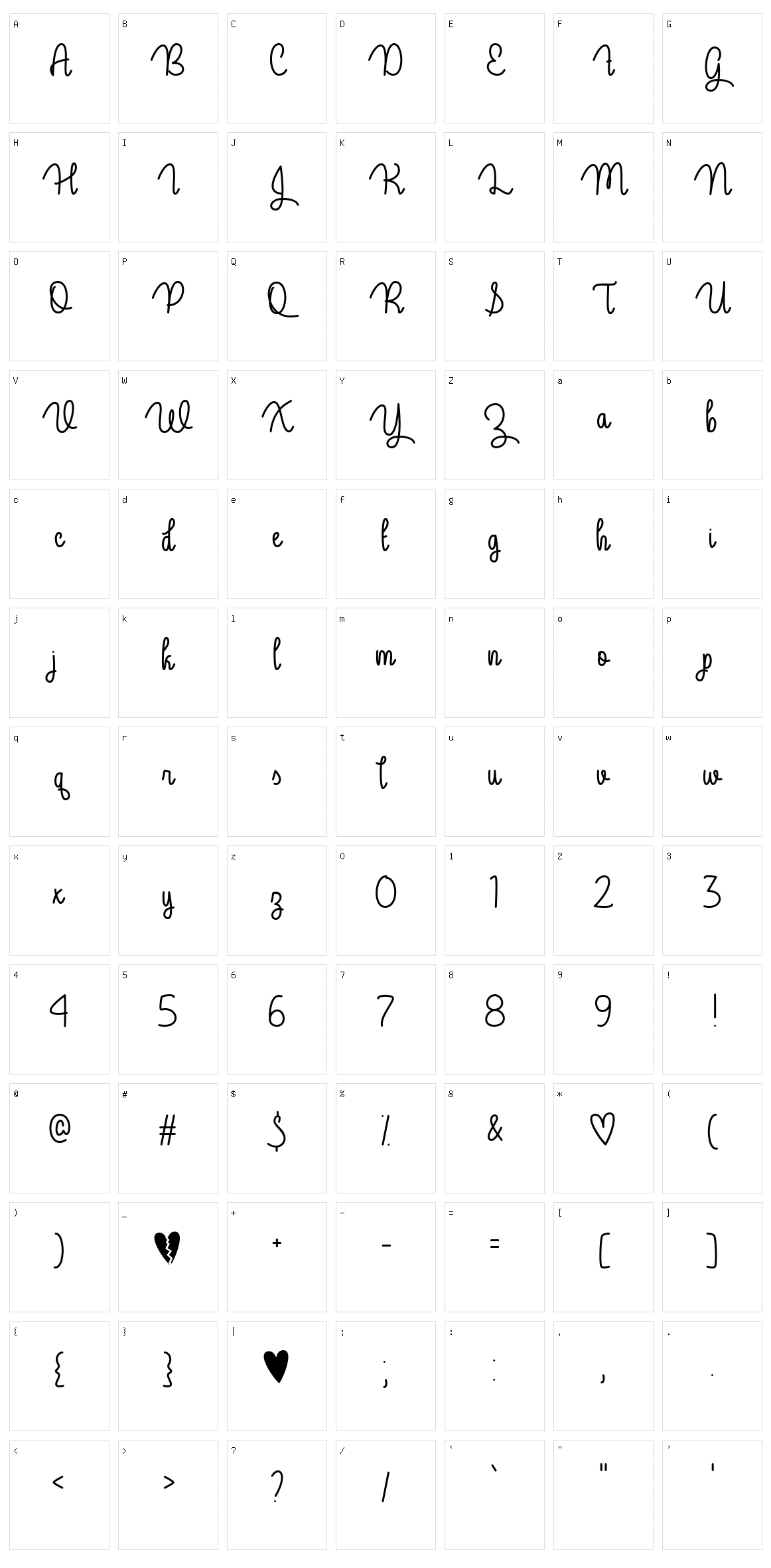 Guys My Age Character Set