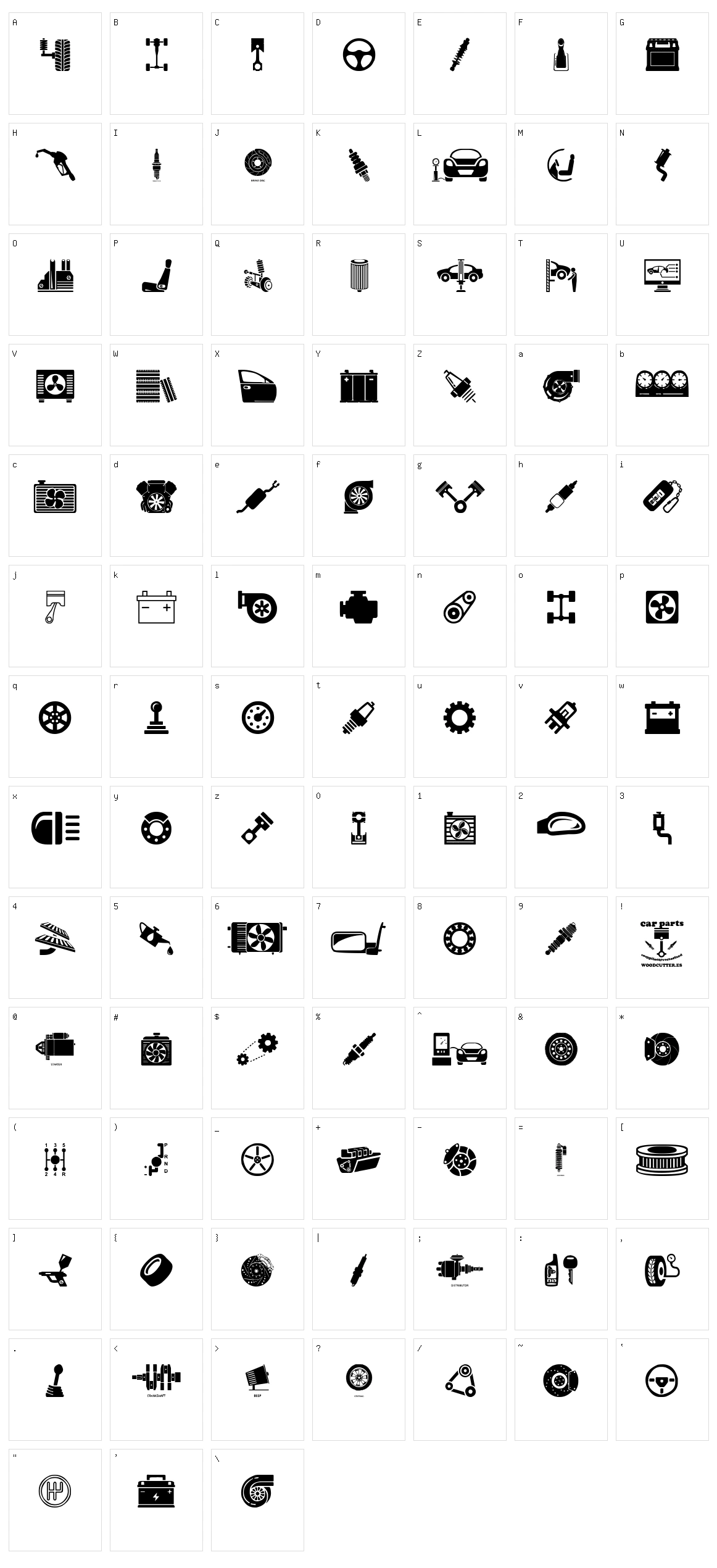 New Gang Character Set