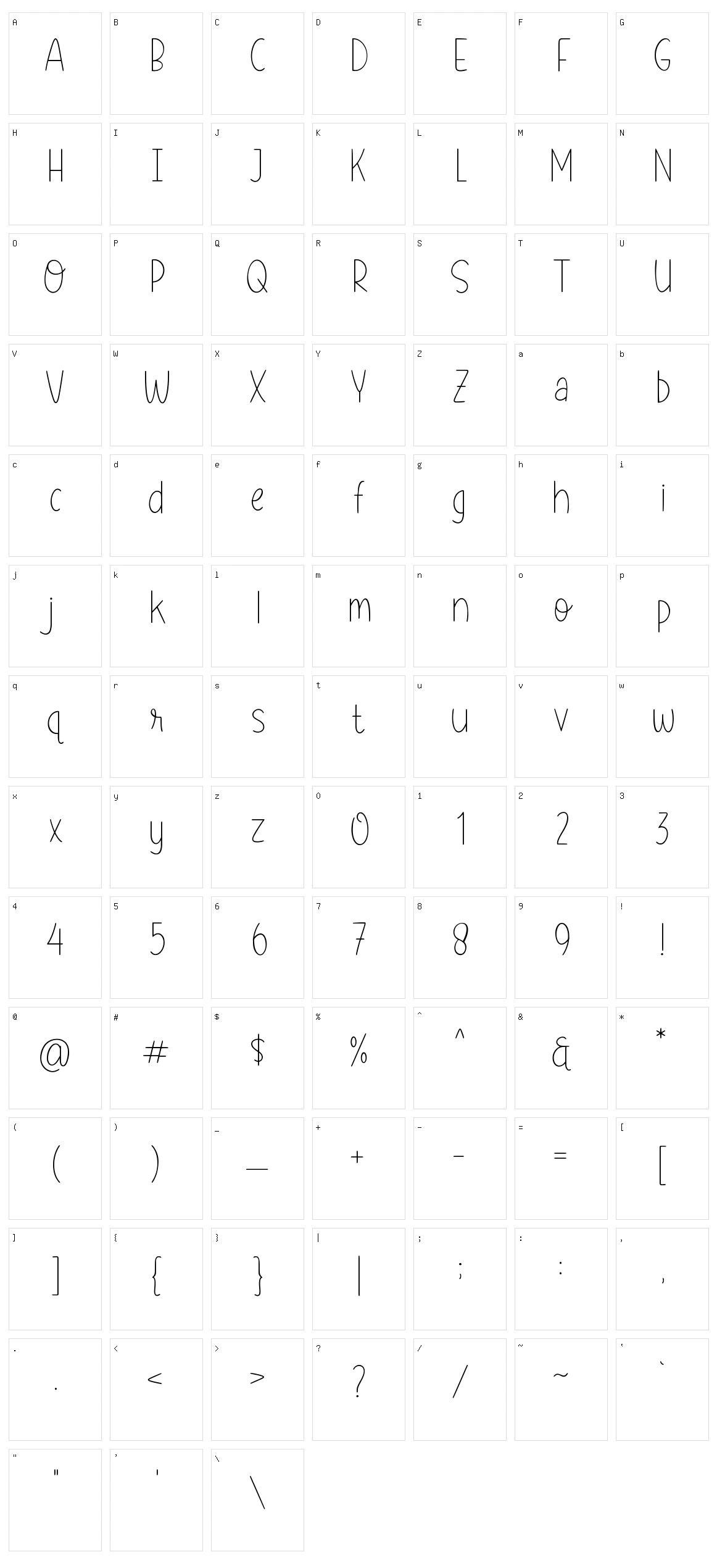 Historyline Character Set