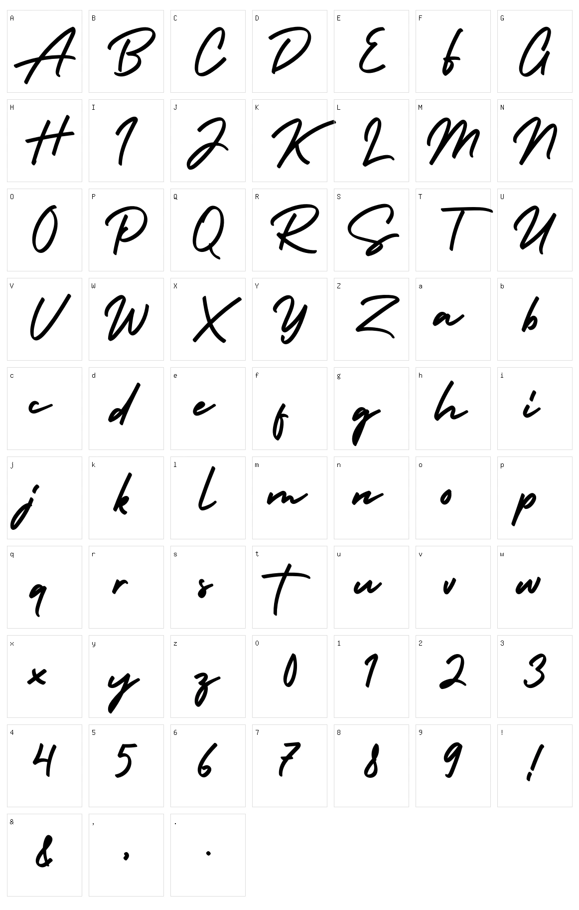 Holiday Character Set