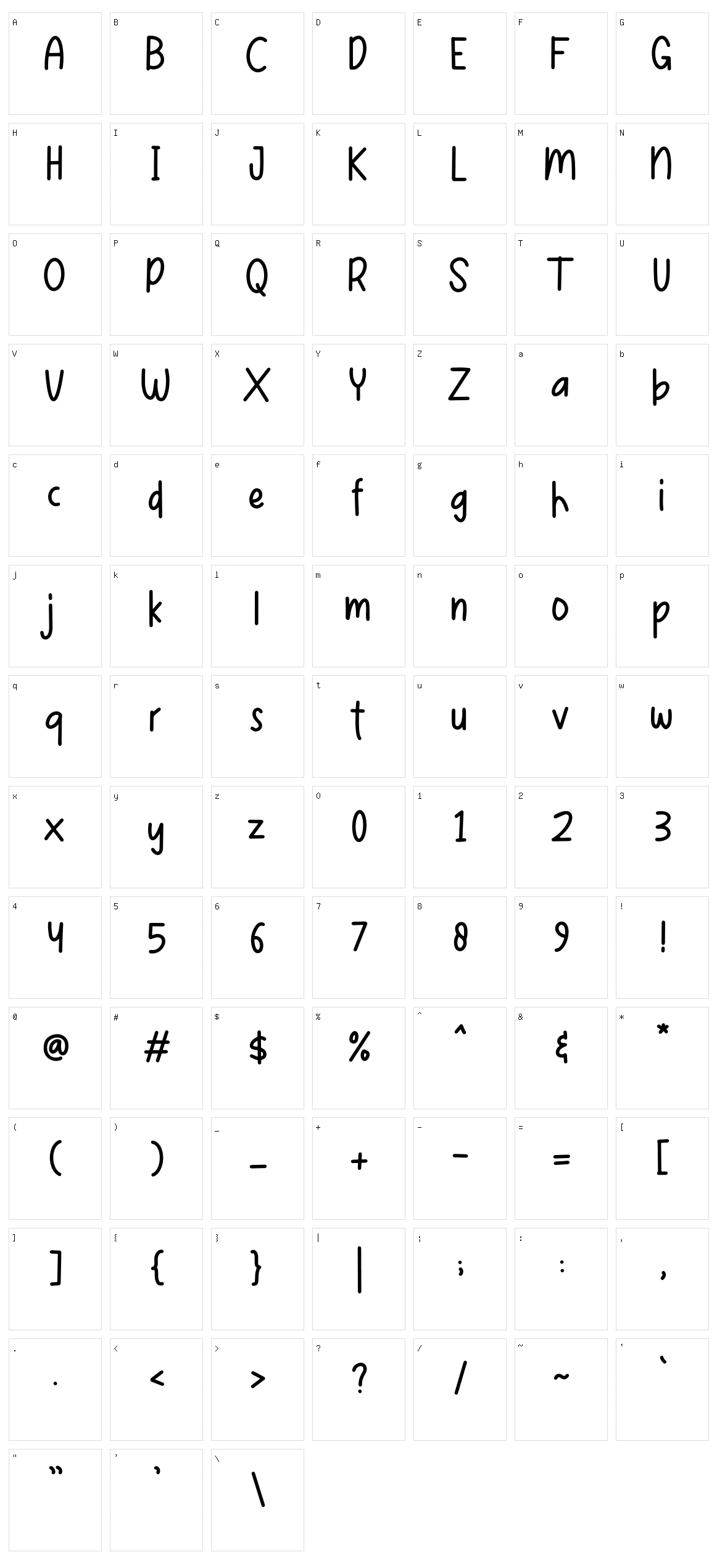 Holiday Character Set