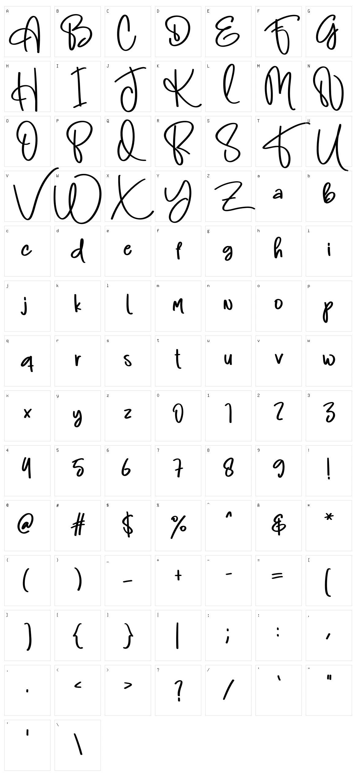 Holiday Moment Character Set