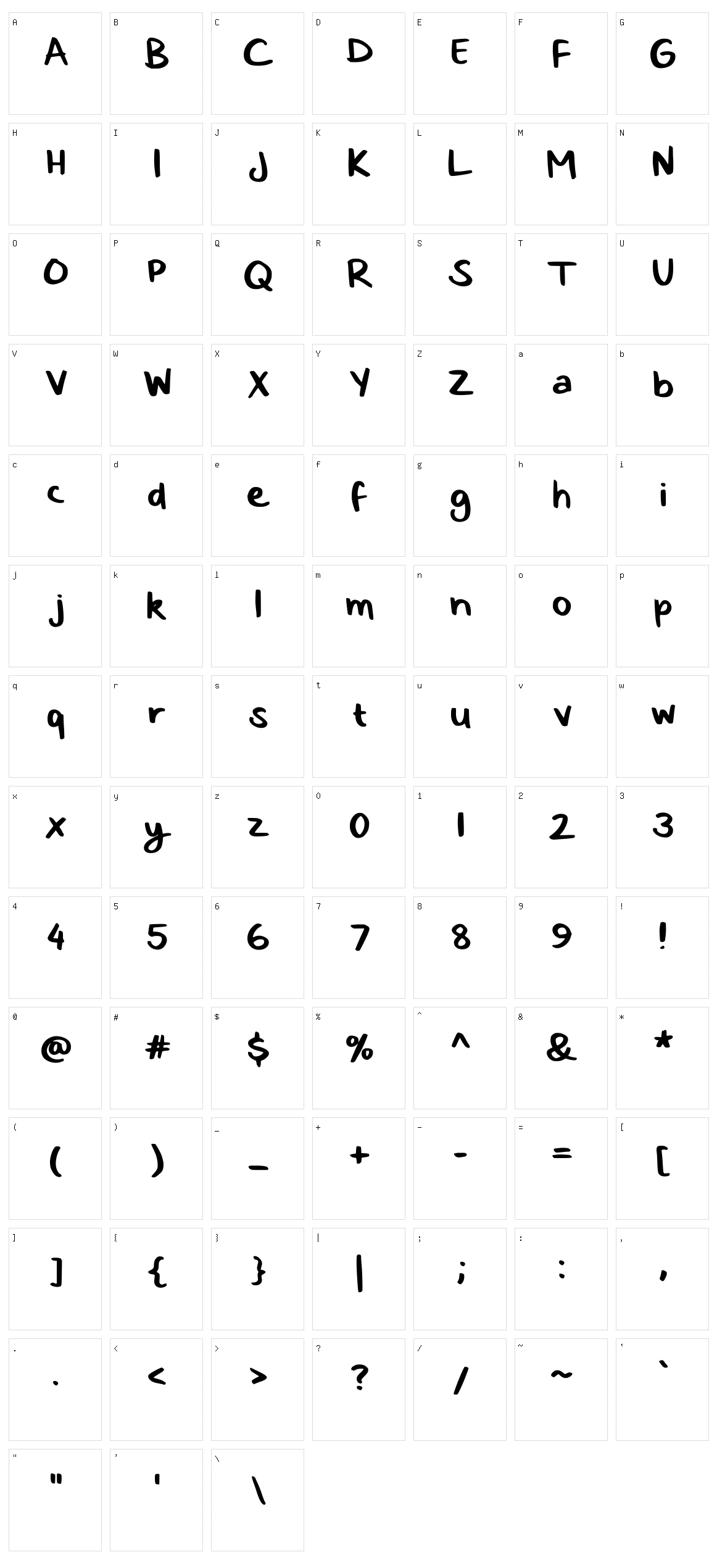 Hollies Lunch Break Character Set