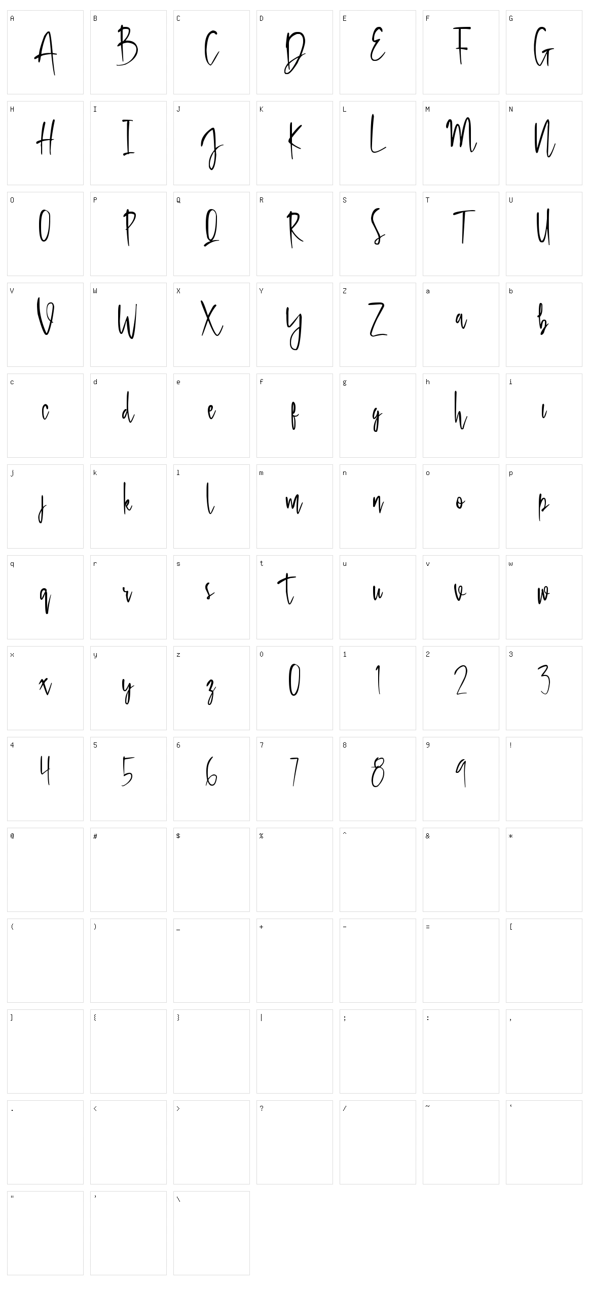 Honey Lemon Character Set