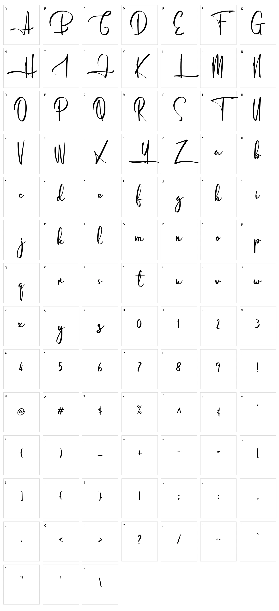 Humaira Character Set