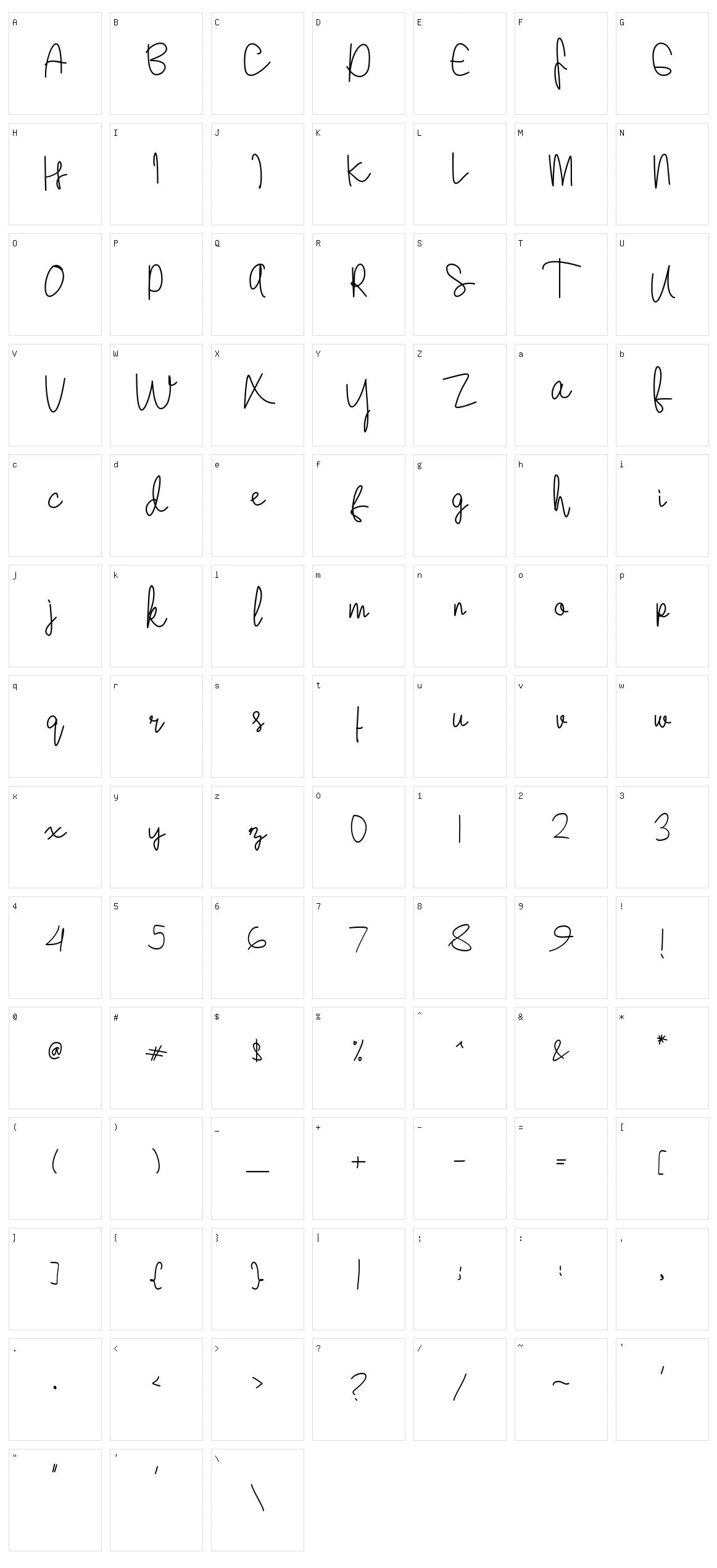 I miss you but i hate you Character Set