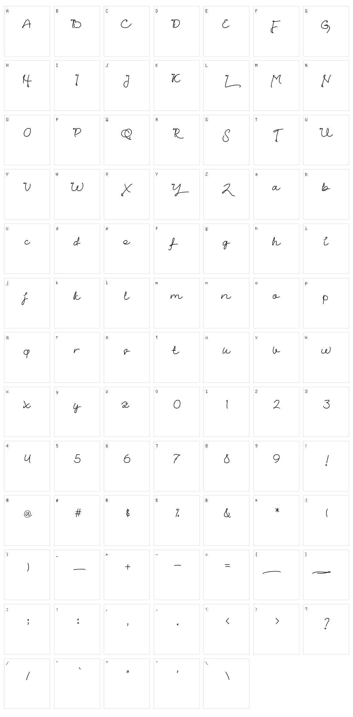 Insani Character Set