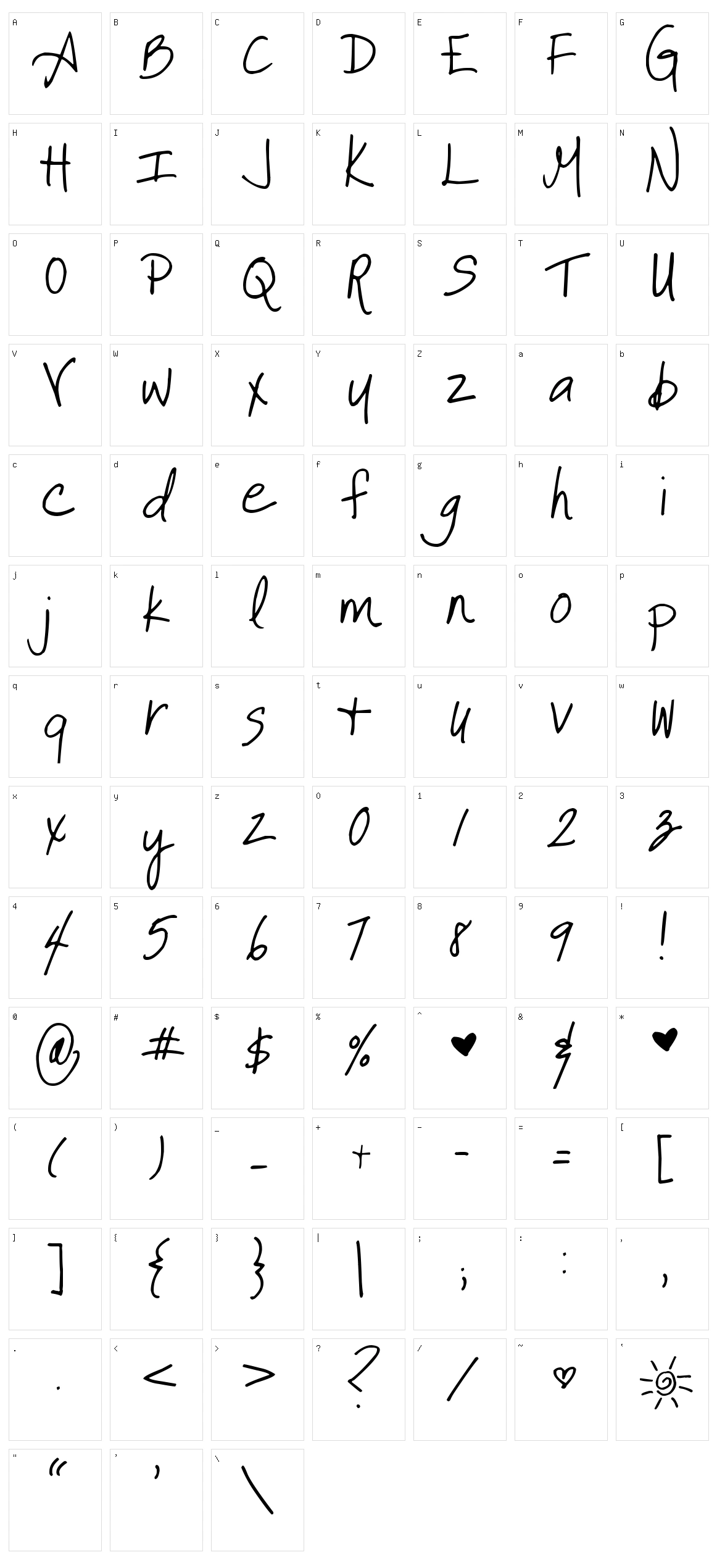 It Ain't Rocket Science Character Set