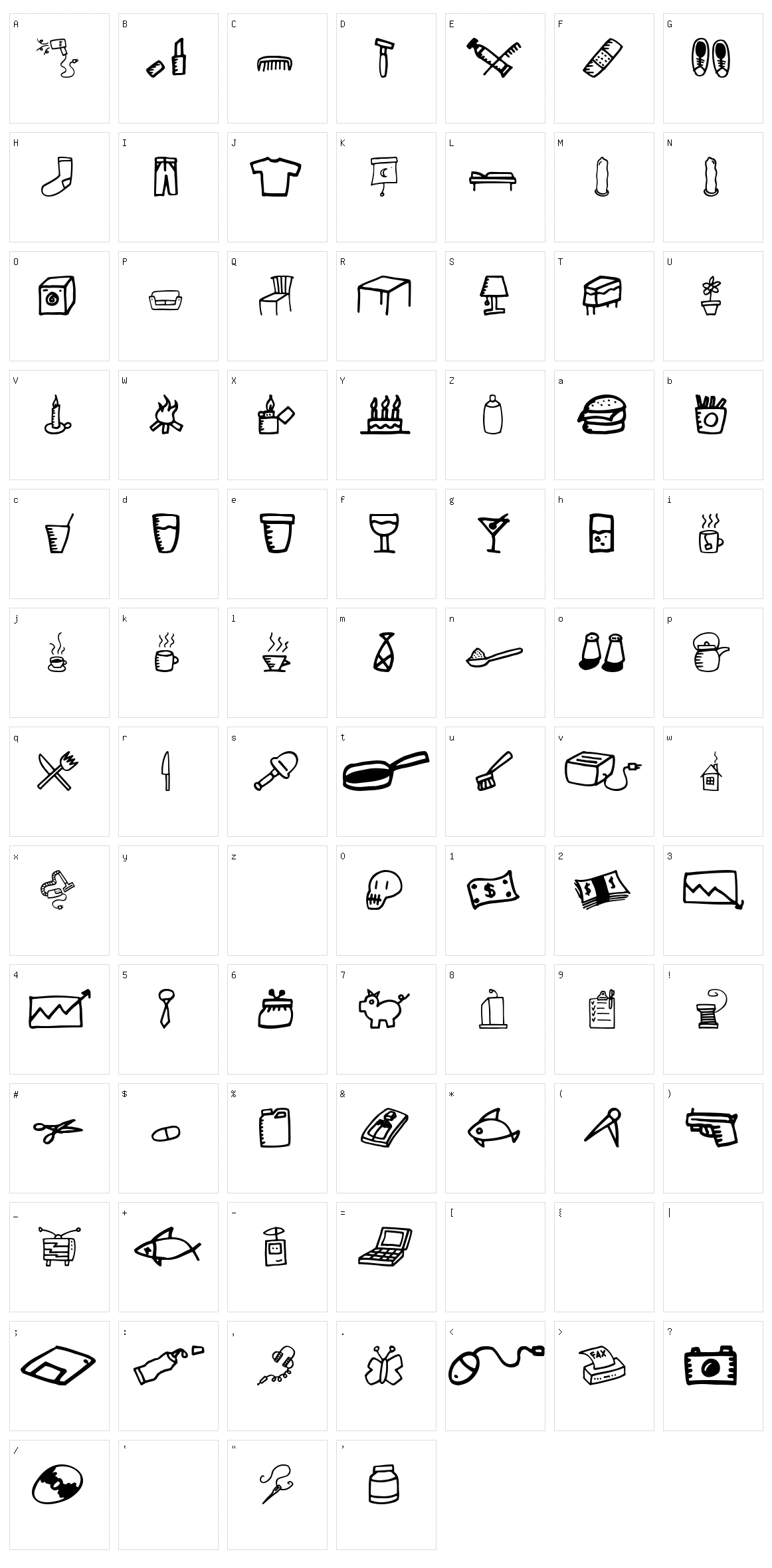 Lindkvist Character Set