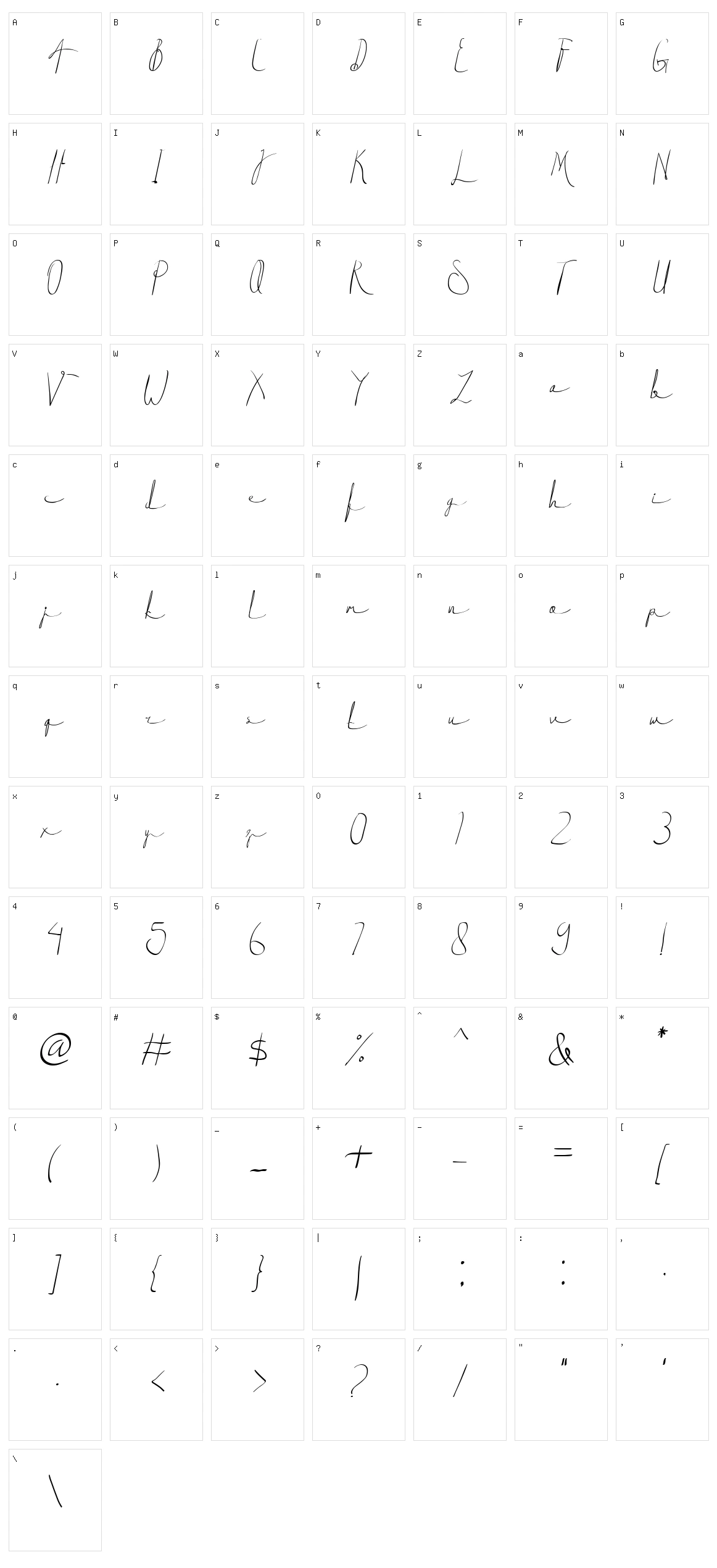 Jakarta Character Set