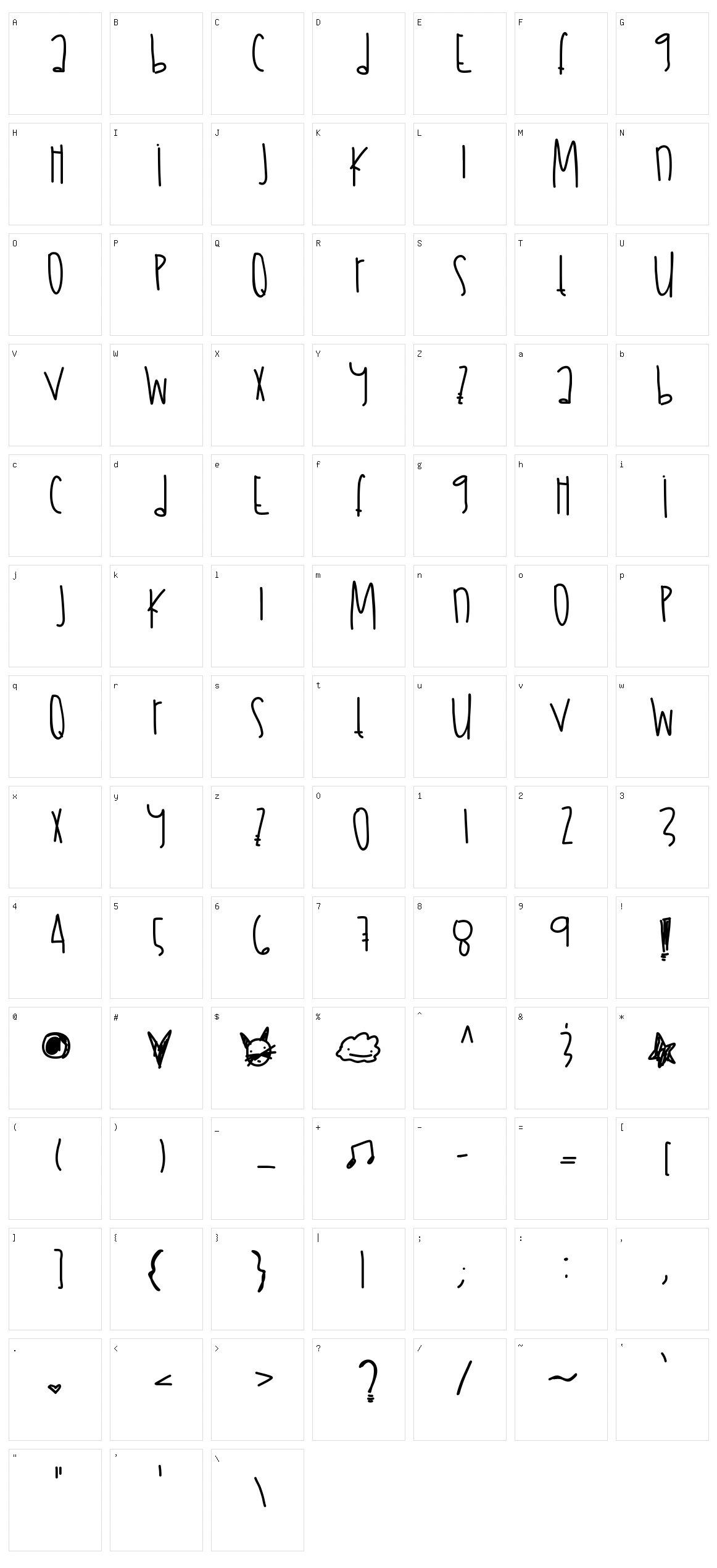 July Fireworks Character Set