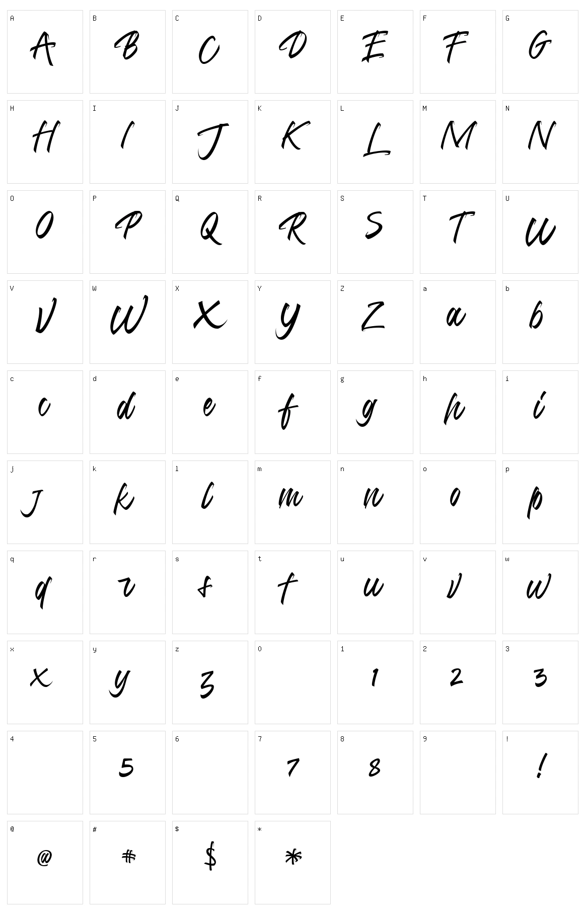 Jumps Steady Character Set